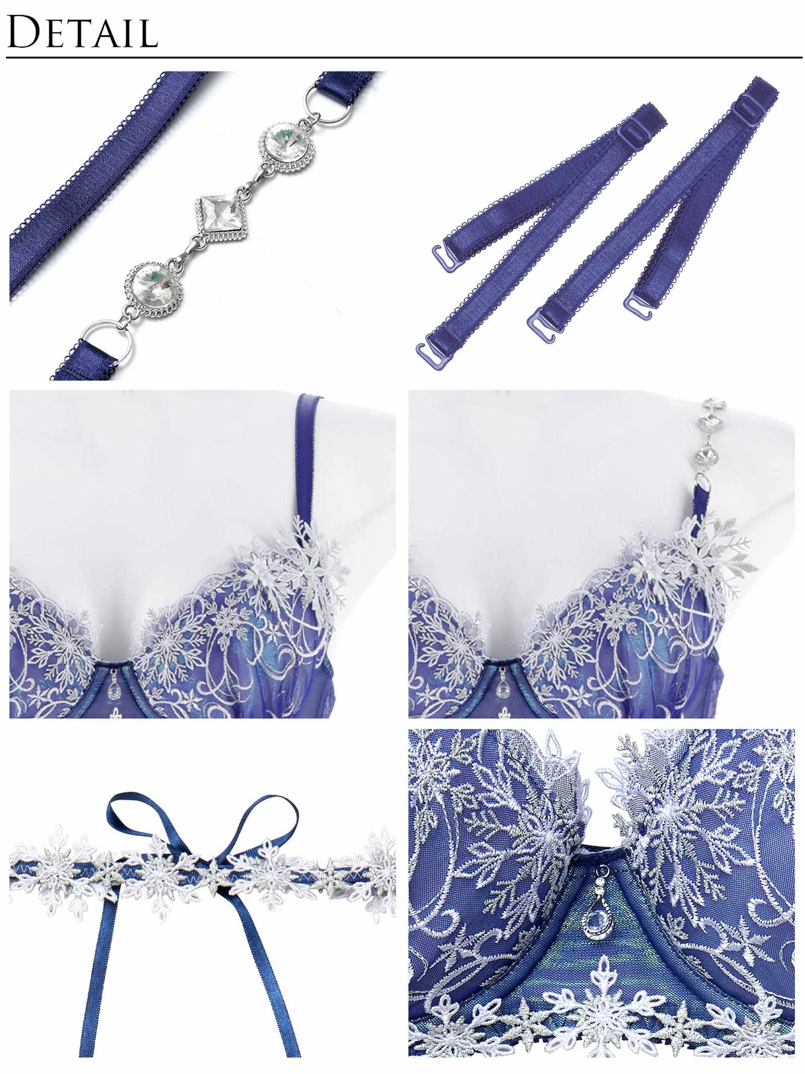 11/28新作!【明日花キララプロデュース/WhipBunny】Aurora Snow Queen Bra&Shorts / SNOW CRYSTAL オーロラスノークイーンブラ＆ショーツ / スノークリスタル