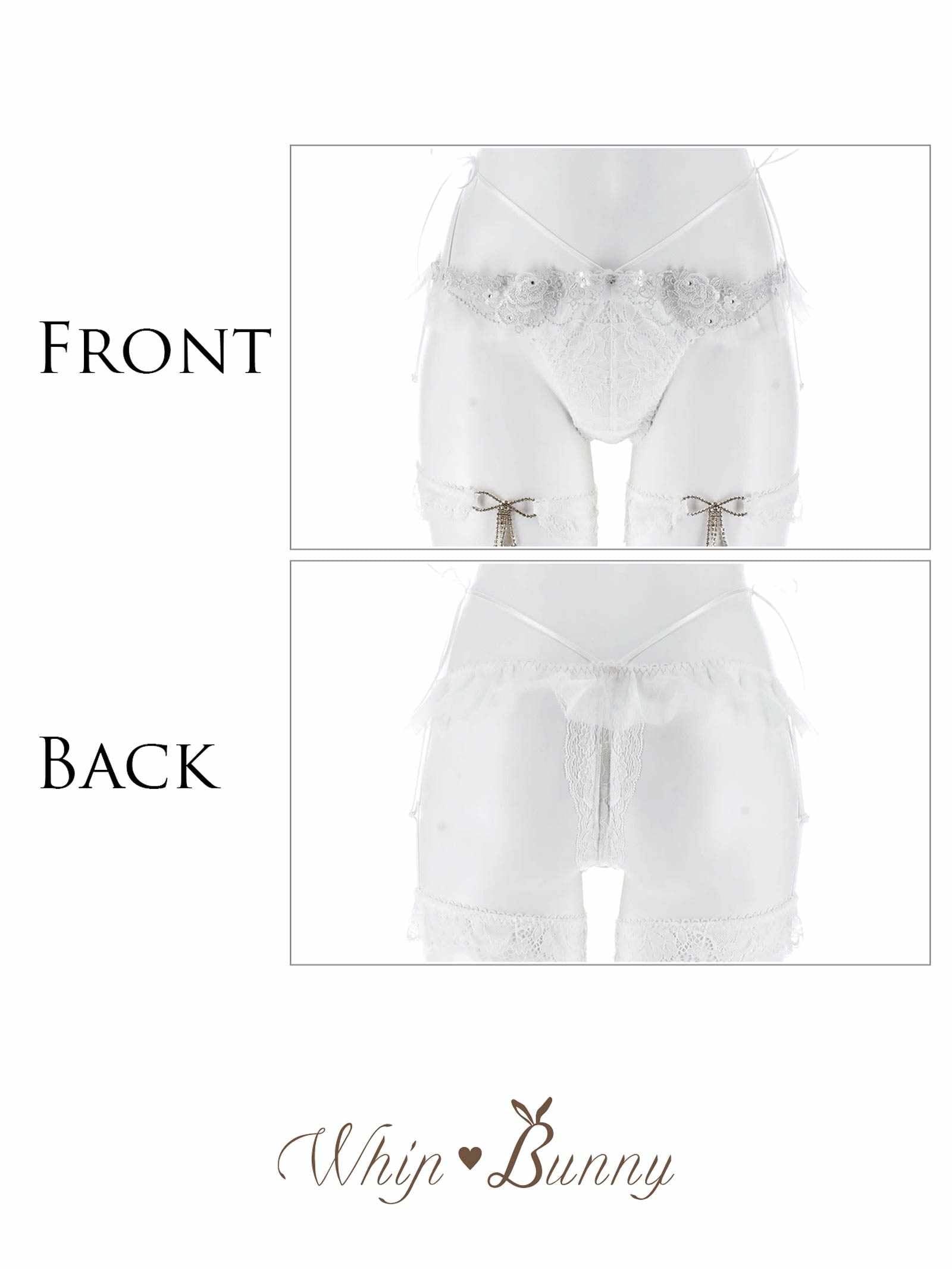 1/9新作!【明日花キララプロデュース/WhipBunny】Queen Rose Bijou Shorts/ クイーンローズビジューショーツ