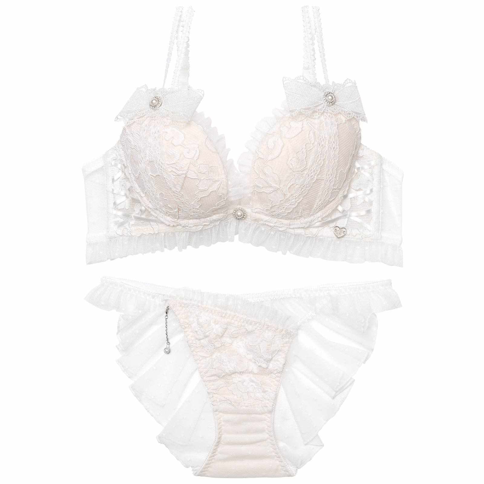 2/27新作!【明日花キララプロデュース/WhipBunny】Dot Ribbon Tulle Bra&Shorts / ドットリボンチュールブラ＆ショーツ