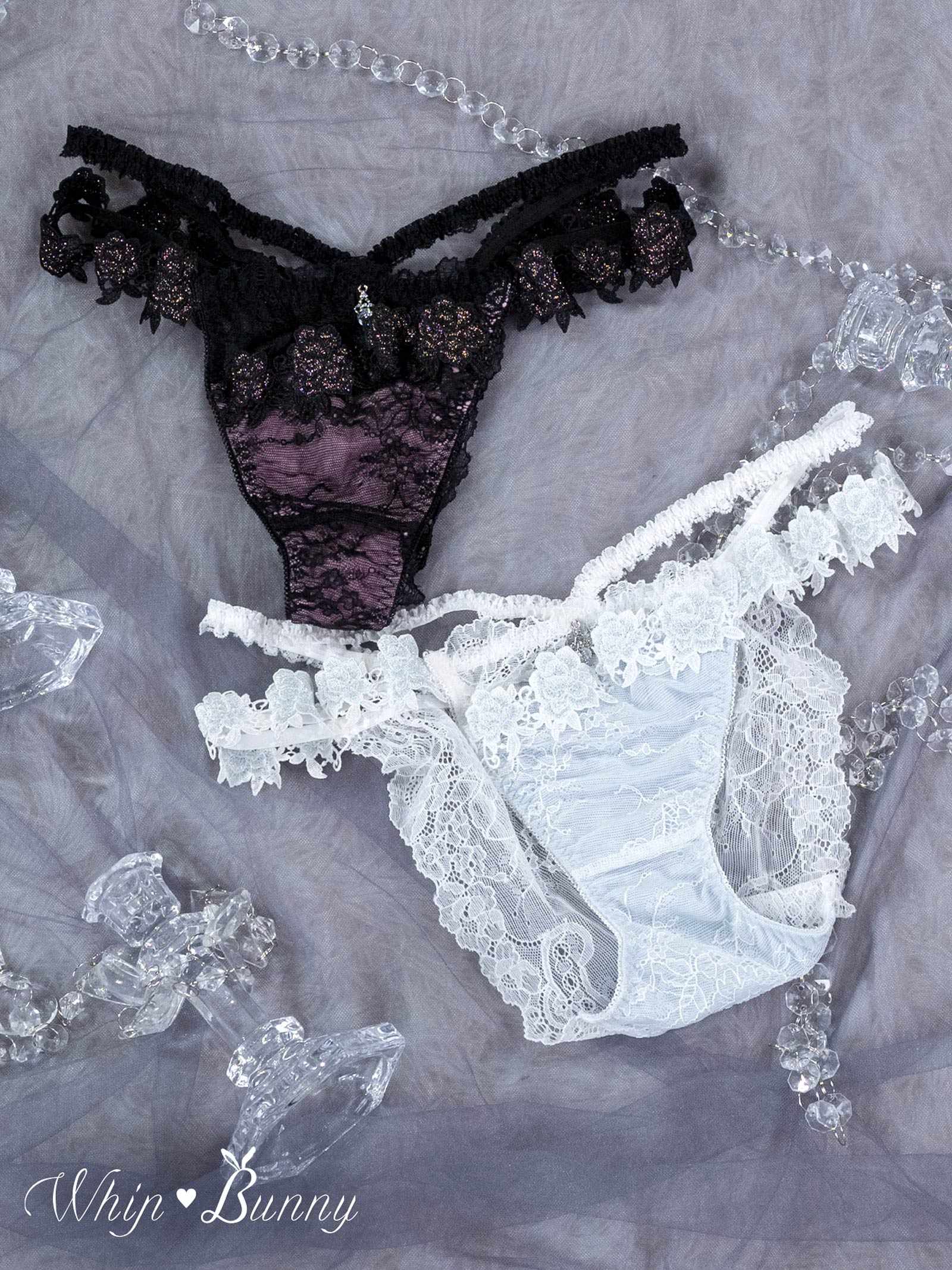 2/6新作!【明日花キララプロデュース/WhipBunny】Crystal Rose Frill Shorts / クリスタルローズフリルショーツ