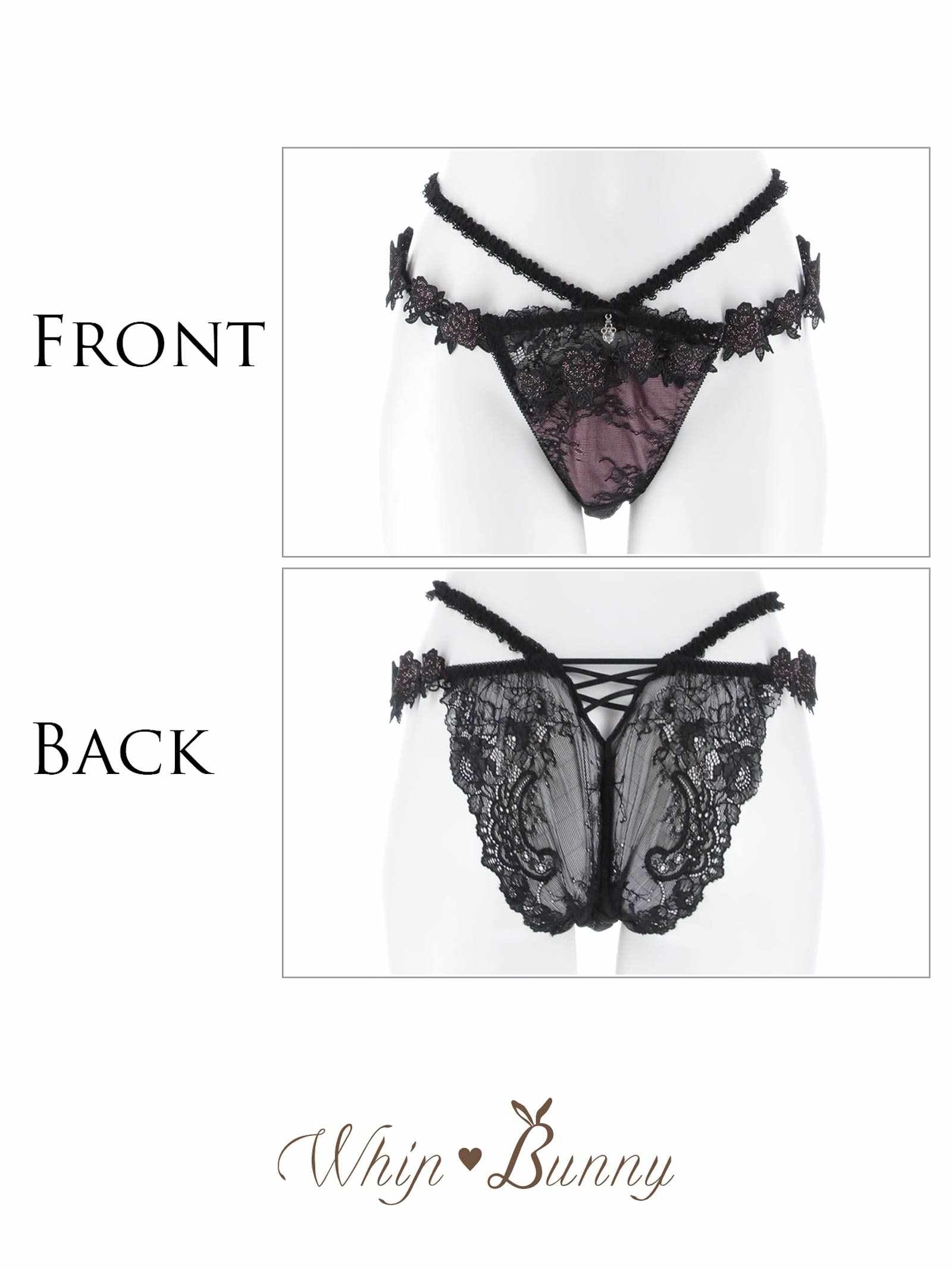 2/6新作!【明日花キララプロデュース/WhipBunny】Crystal Rose Frill Shorts / クリスタルローズフリルショーツ