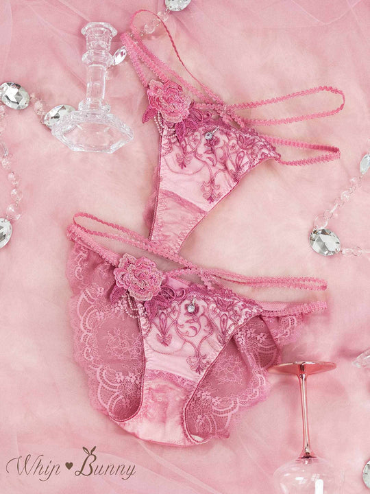 3/20新作!【明日花キララプロデュース/WhipBunny】Luxury Rose Lacy Shorts / ラグジュアリーローズレーシーショーツ