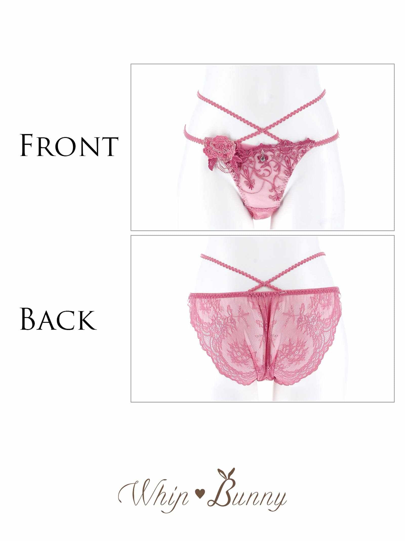 3/20新作!【明日花キララプロデュース/WhipBunny】Luxury Rose Lacy Shorts / ラグジュアリーローズレーシーショーツ