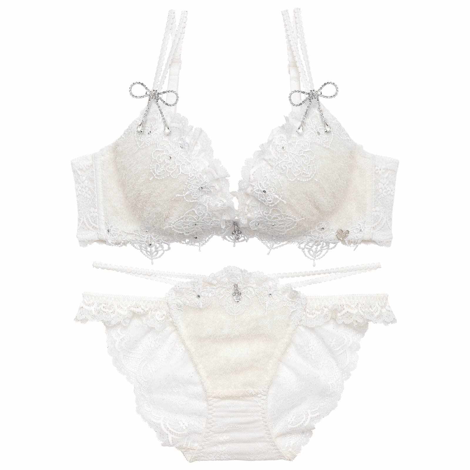 【予約:4/27頃より順次発送】4/24新作!【明日花キララプロデュース/WhipBunny】Sweet Shaggy Knit Bra&Shorts / スウィートシャギーニットブラ＆ショーツ