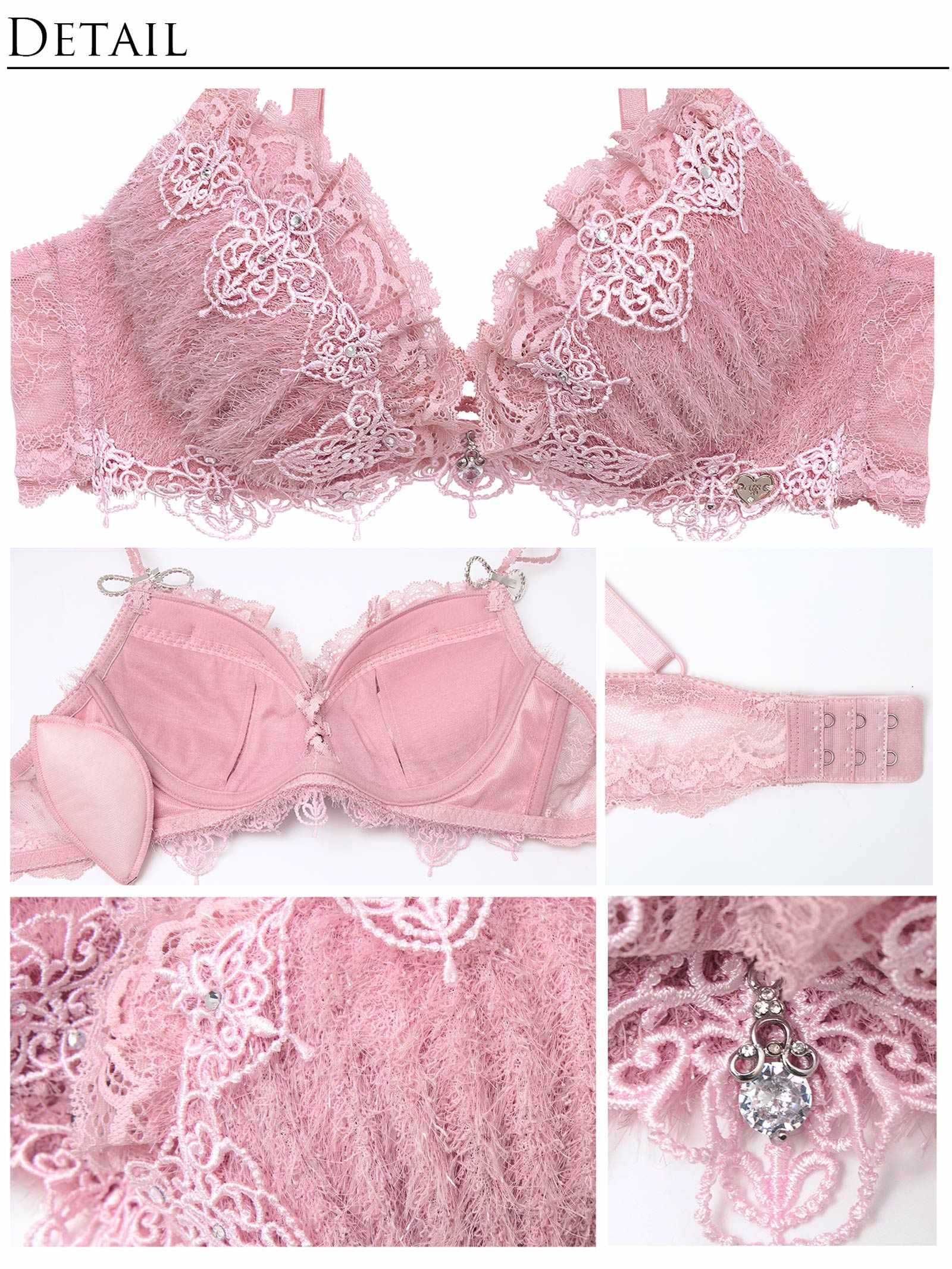 【予約:4/27頃より順次発送】4/24新作!【明日花キララプロデュース/WhipBunny】Sweet Shaggy Knit Bra&T-back / スウィートシャギーニットブラ＆Tバック