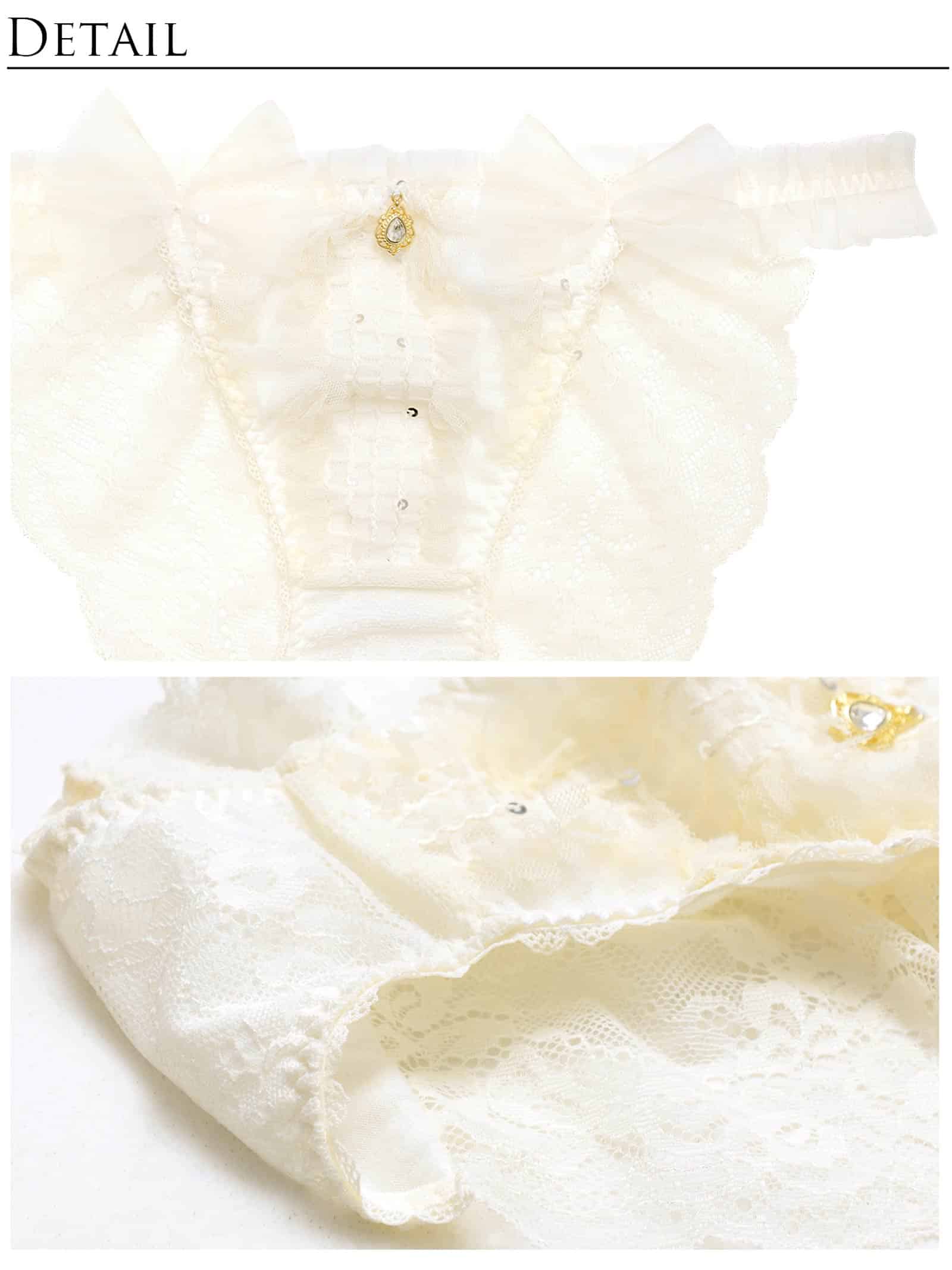 7/29新作!【明日花キララプロデュース/WhipBunny】Shiny Ribbon Tulle Bra&Shorts / シャイニーリボンチュールブラ＆ショーツ