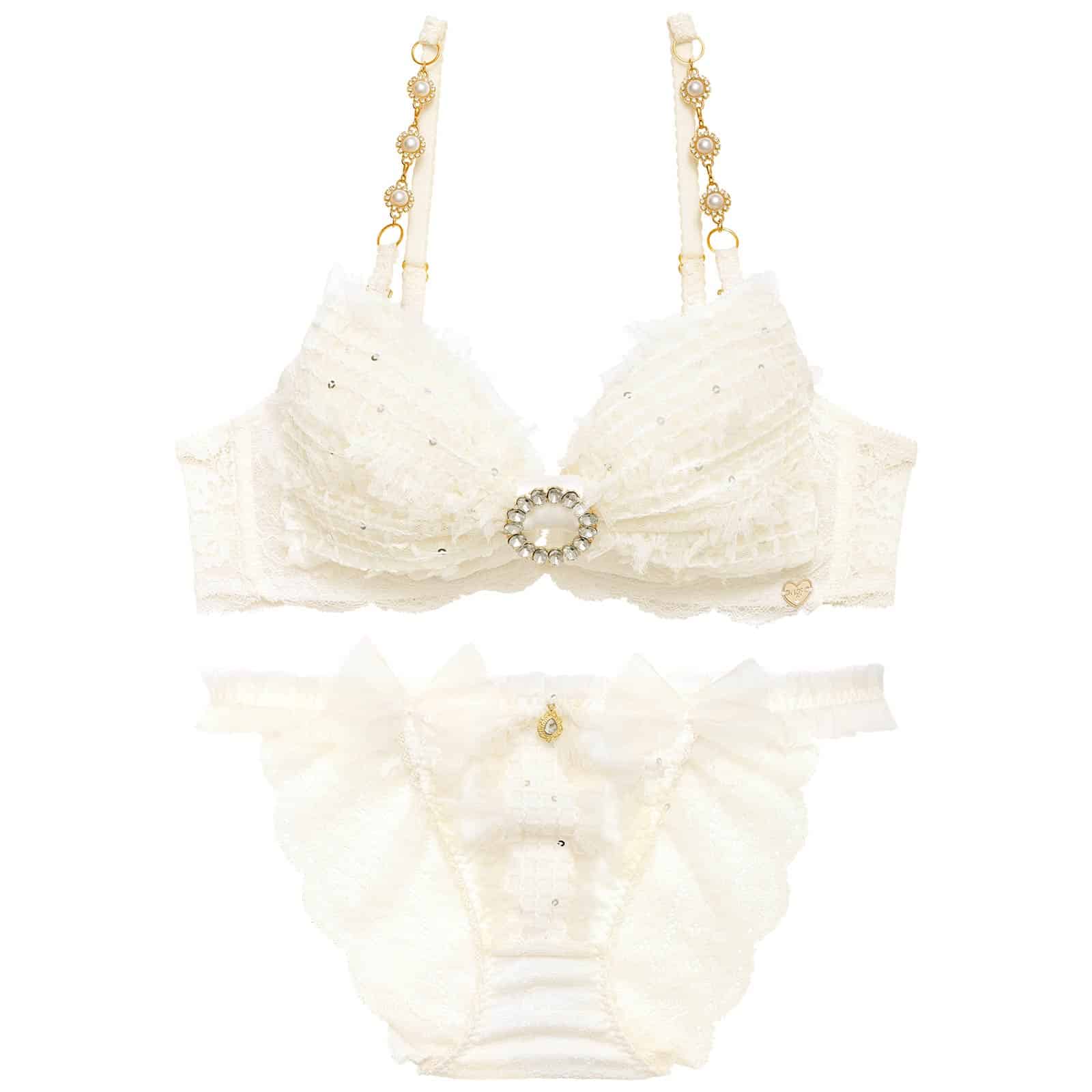7/29新作!【明日花キララプロデュース/WhipBunny】Shiny Ribbon Tulle Bra&Shorts / シャイニーリボンチュールブラ＆ショーツ