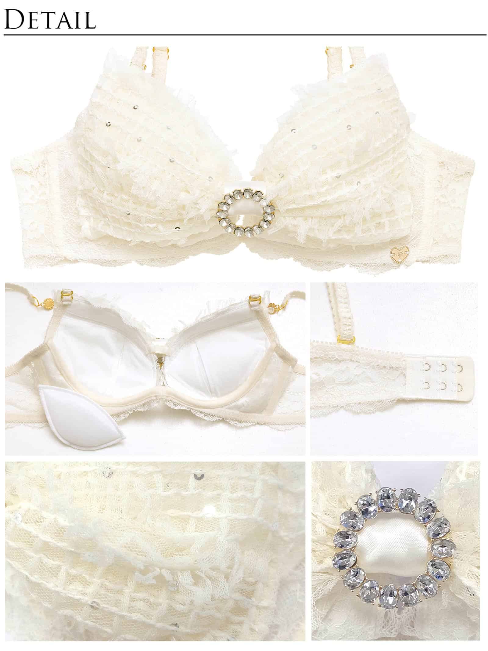 7/29新作!【明日花キララプロデュース/WhipBunny】Shiny Ribbon Tulle Bra&Shorts / シャイニーリボンチュールブラ＆Tバック