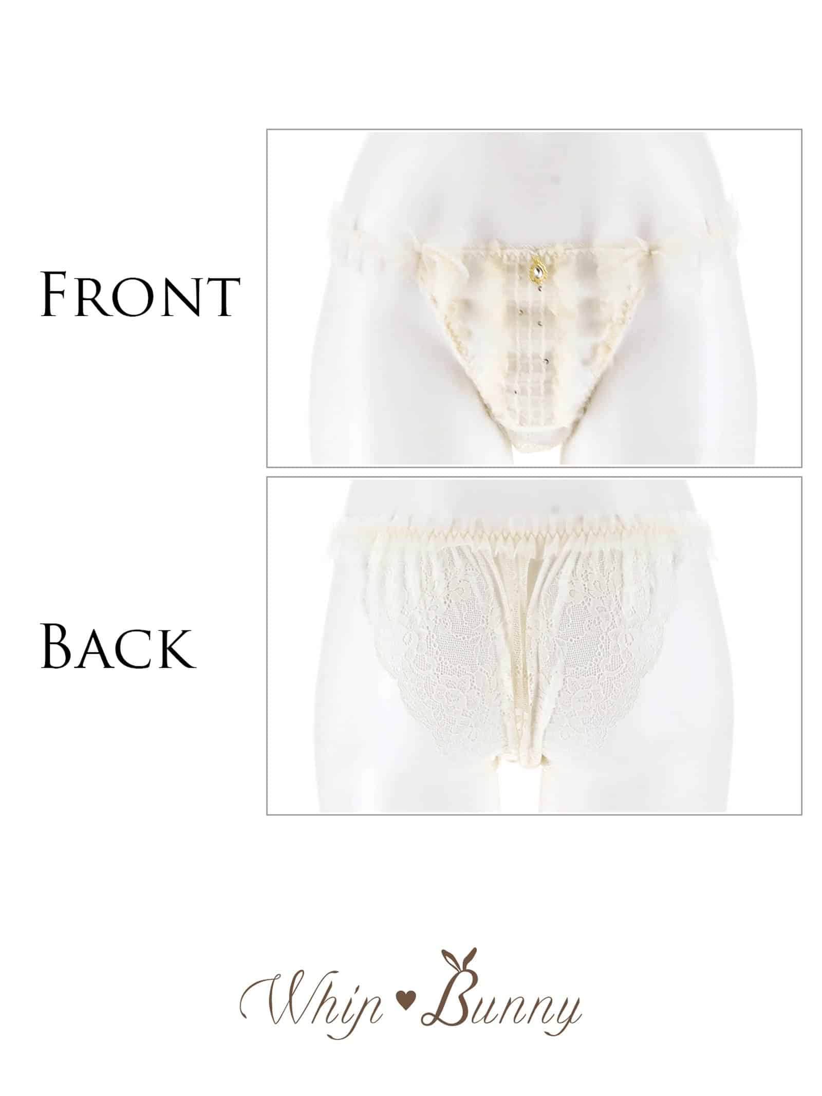7/29新作!【明日花キララプロデュース/WhipBunny】Shiny Ribbon Tulle Bra&Shorts / シャイニーリボンチュールショーツ