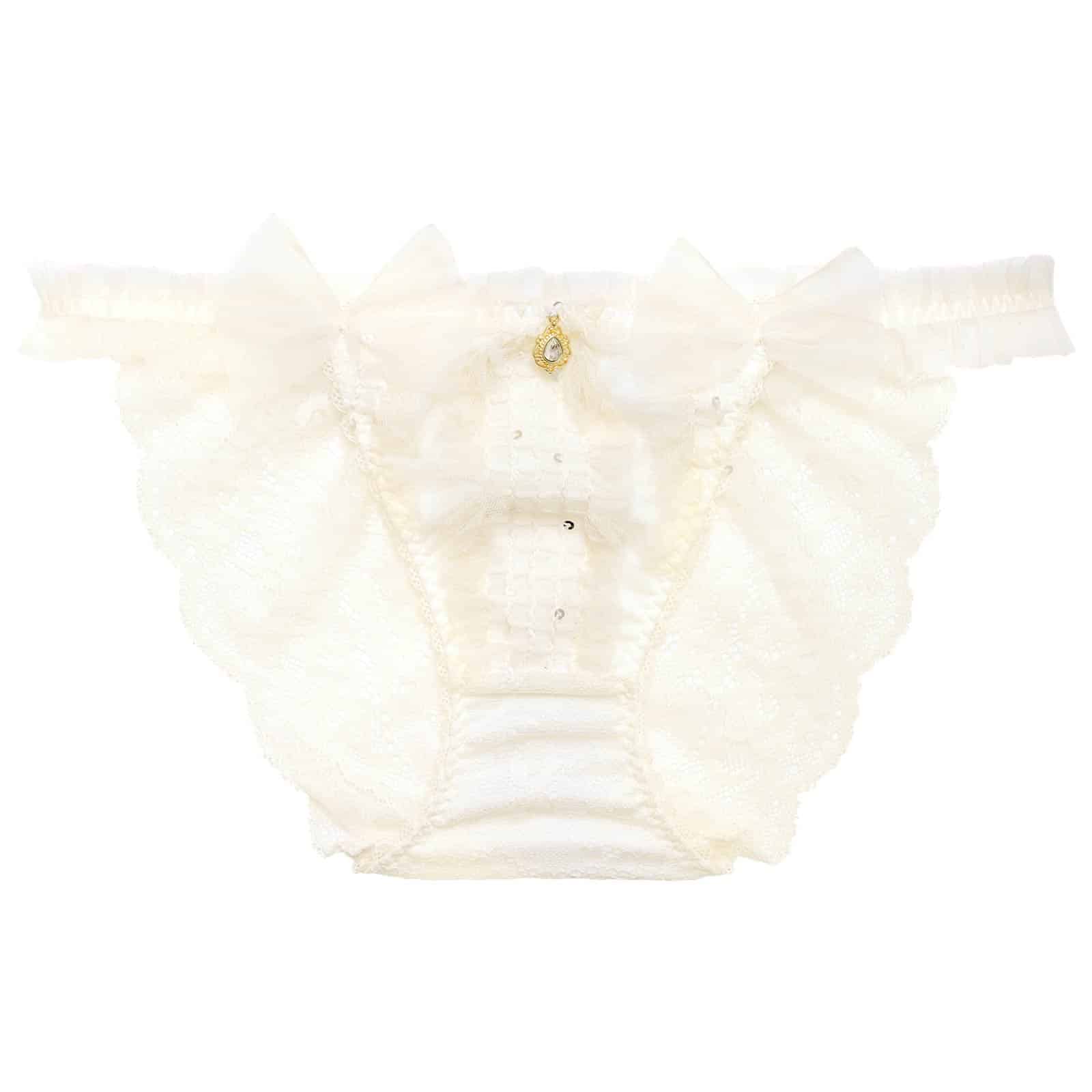 7/29新作!【明日花キララプロデュース/WhipBunny】Shiny Ribbon Tulle Bra&Shorts / シャイニーリボンチュールショーツ