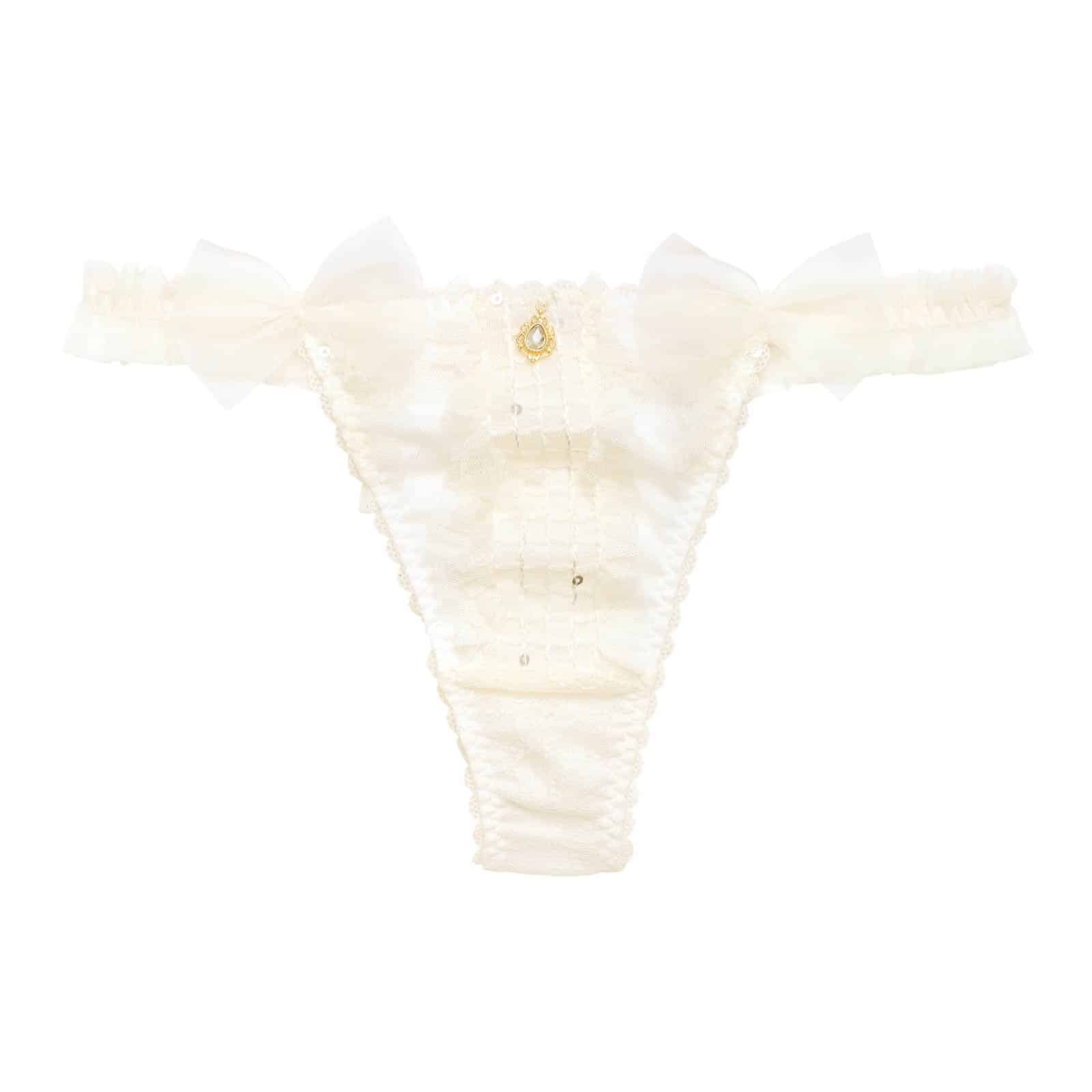 7/29新作!【明日花キララプロデュース/WhipBunny】Shiny Ribbon Tulle Bra&Shorts / シャイニーリボンチュールショーツ