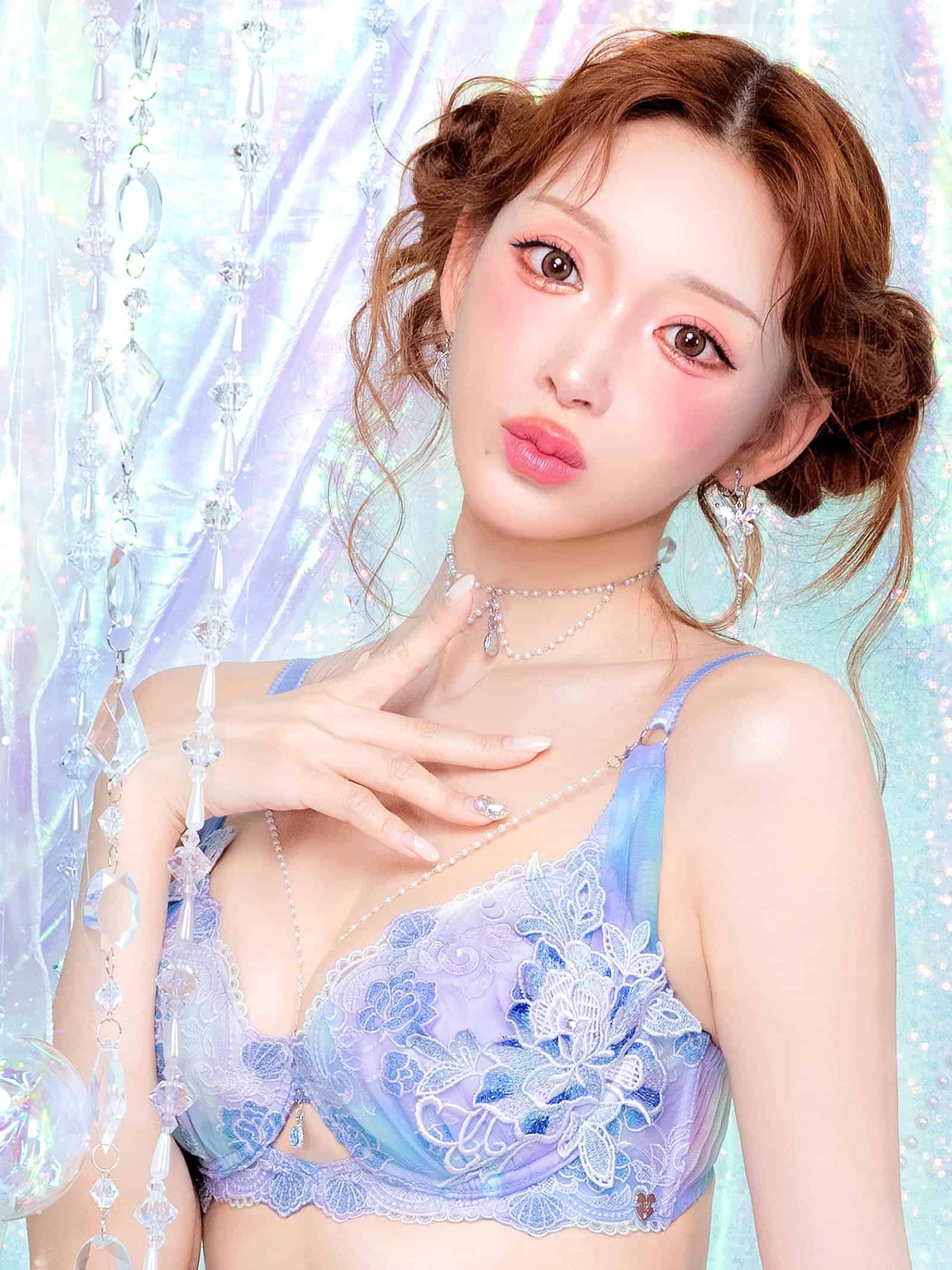 7/31新作!【明日花キララプロデュース/WhipBunny】Mermaid Aqua Shell Bra&T-back / マーメイドアクアシェルブラ＆Tバック