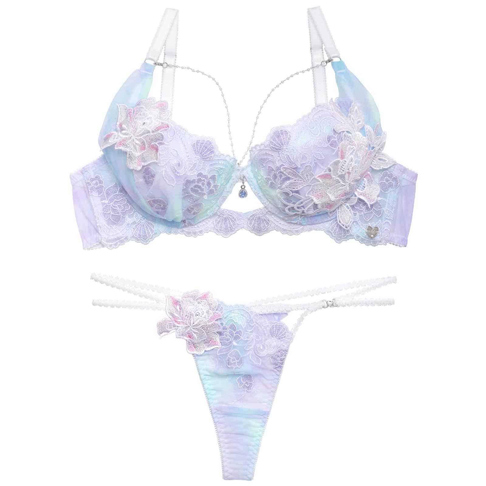 7/31新作!【明日花キララプロデュース/WhipBunny】Mermaid Aqua Shell Bra&T-back / マーメイドアクアシェルブラ＆Tバック