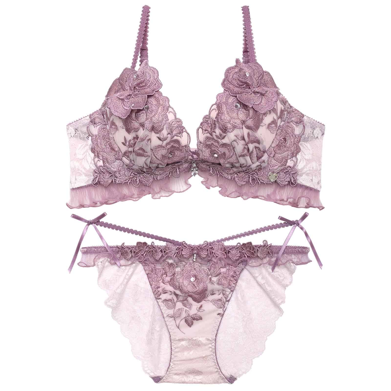 8/24新作!【明日花キララプロデュース/WhipBunny】Luminous Rose Frill Bra&Shorts / ルミナスローズフリルブラ＆ショーツ