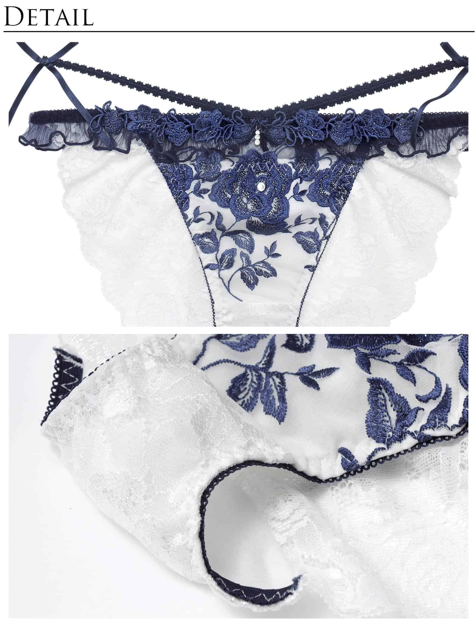 8/24新作!【明日花キララプロデュース/WhipBunny】Luminous Rose Frill Bra&Shorts / ルミナスローズフリルブラ＆ショーツ