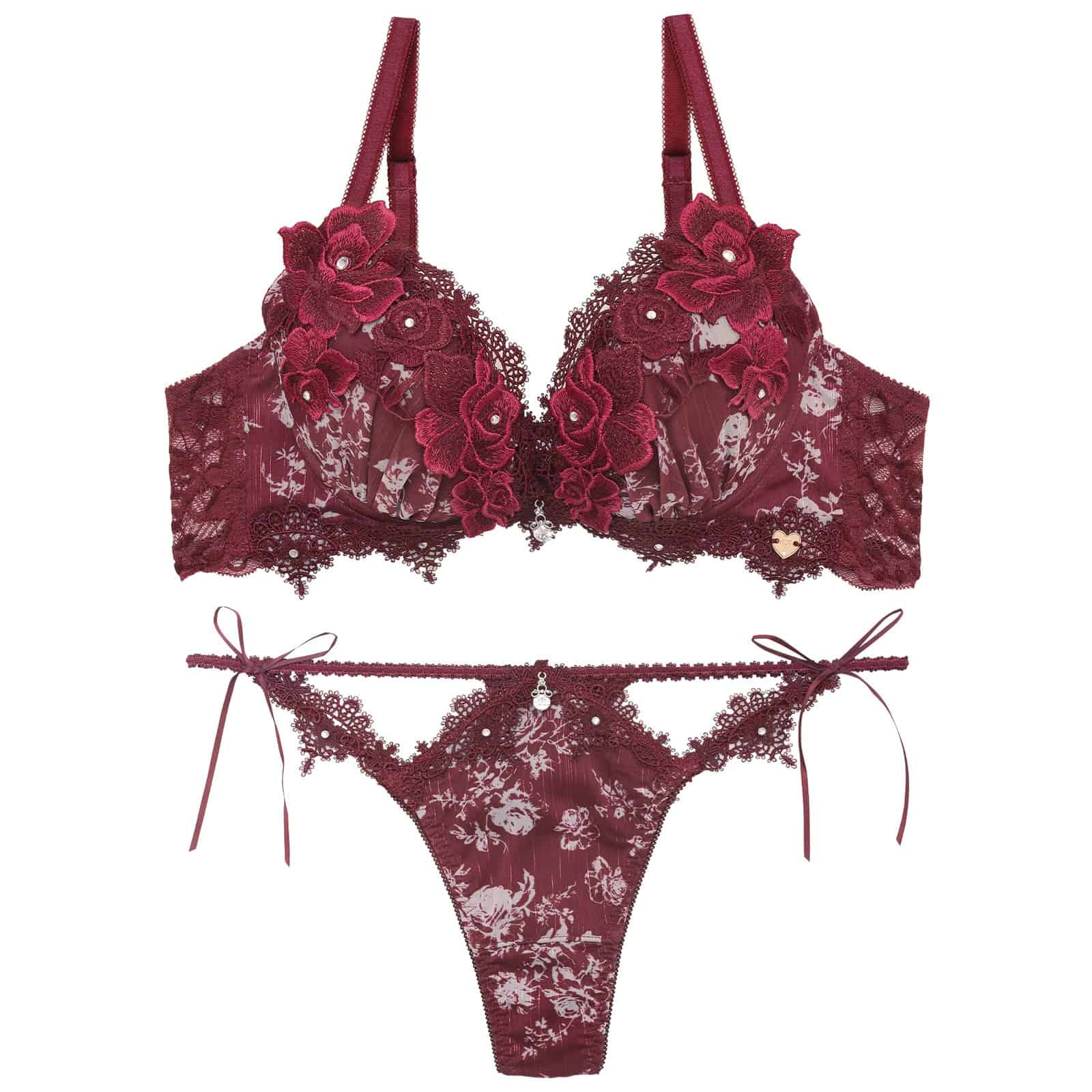 9/16新作!【明日花キララプロデュース/WhipBunny】Secret Rose Garden Bra&Shorts / シークレットローズガーデンブラ＆Tバック
