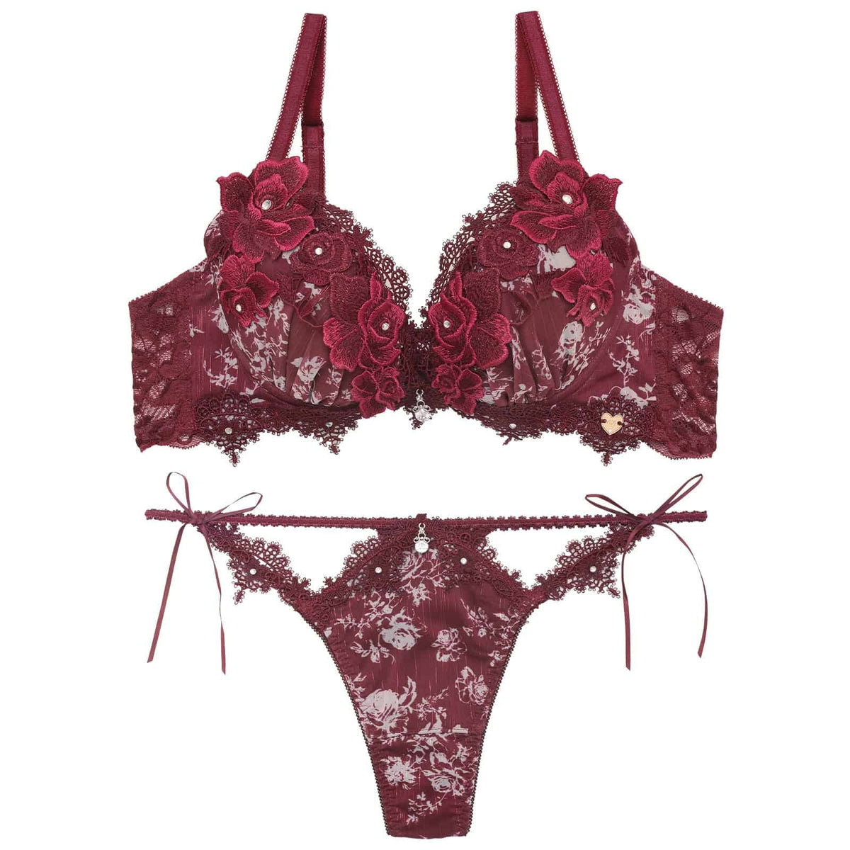 9/16新作!【明日花キララプロデュース/WhipBunny】Secret Rose Garden Bra&Shorts / シークレットローズガーデンブラ＆Tバック