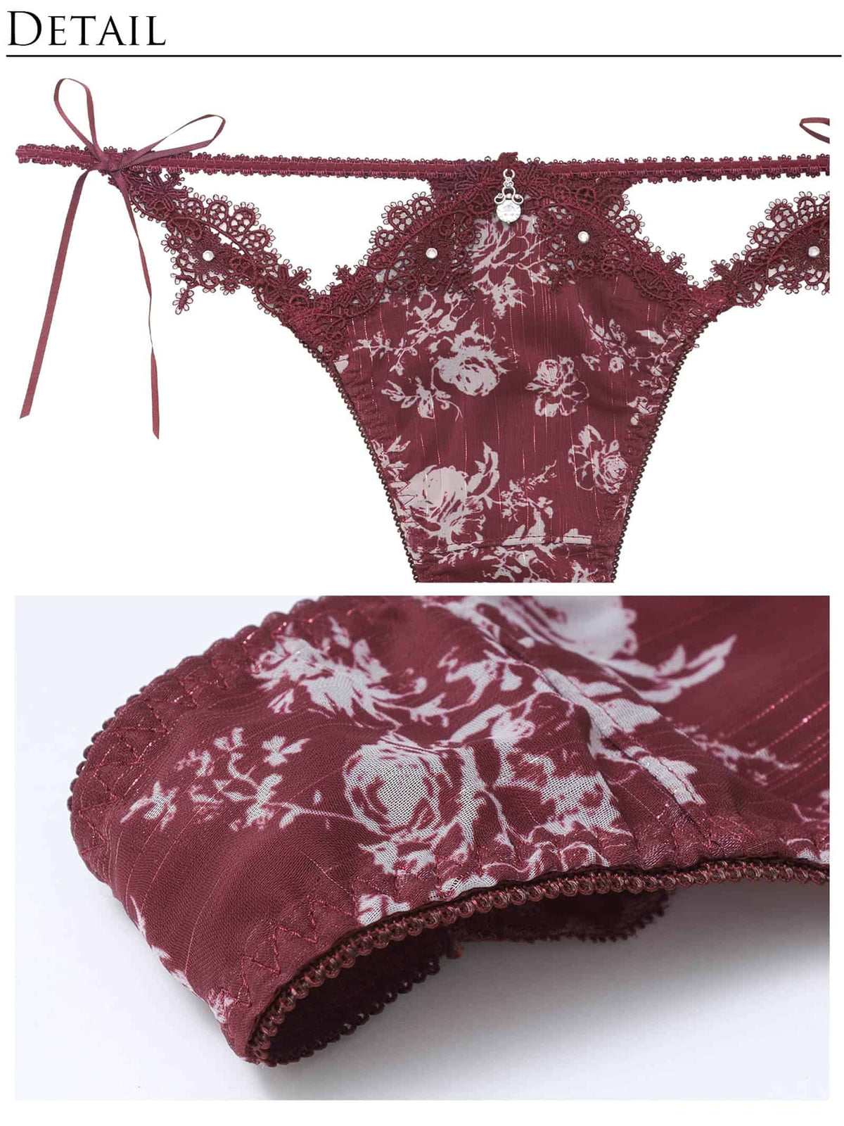 9/16新作!【明日花キララプロデュース/WhipBunny】Secret Rose Garden Bra&Shorts / シークレットローズガーデンブラ＆Tバック