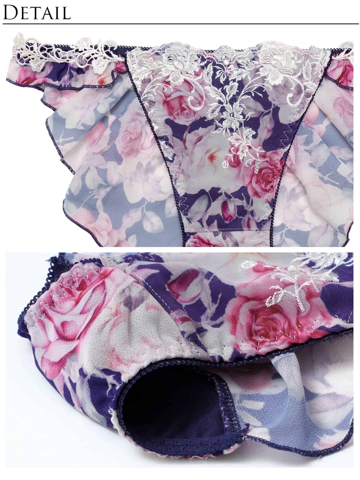 10/16新作!【明日花キララプロデュース/WhipBunny】Melty Chiffon Bouquet Bra&Shorts / メルティシフォンブーケブラ＆ショーツ