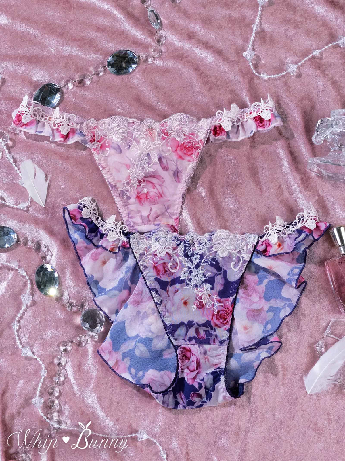 10/16新作!【明日花キララプロデュース/WhipBunny】Melty Chiffon Bouquet Shorts / メルティシフォンブーケショーツ