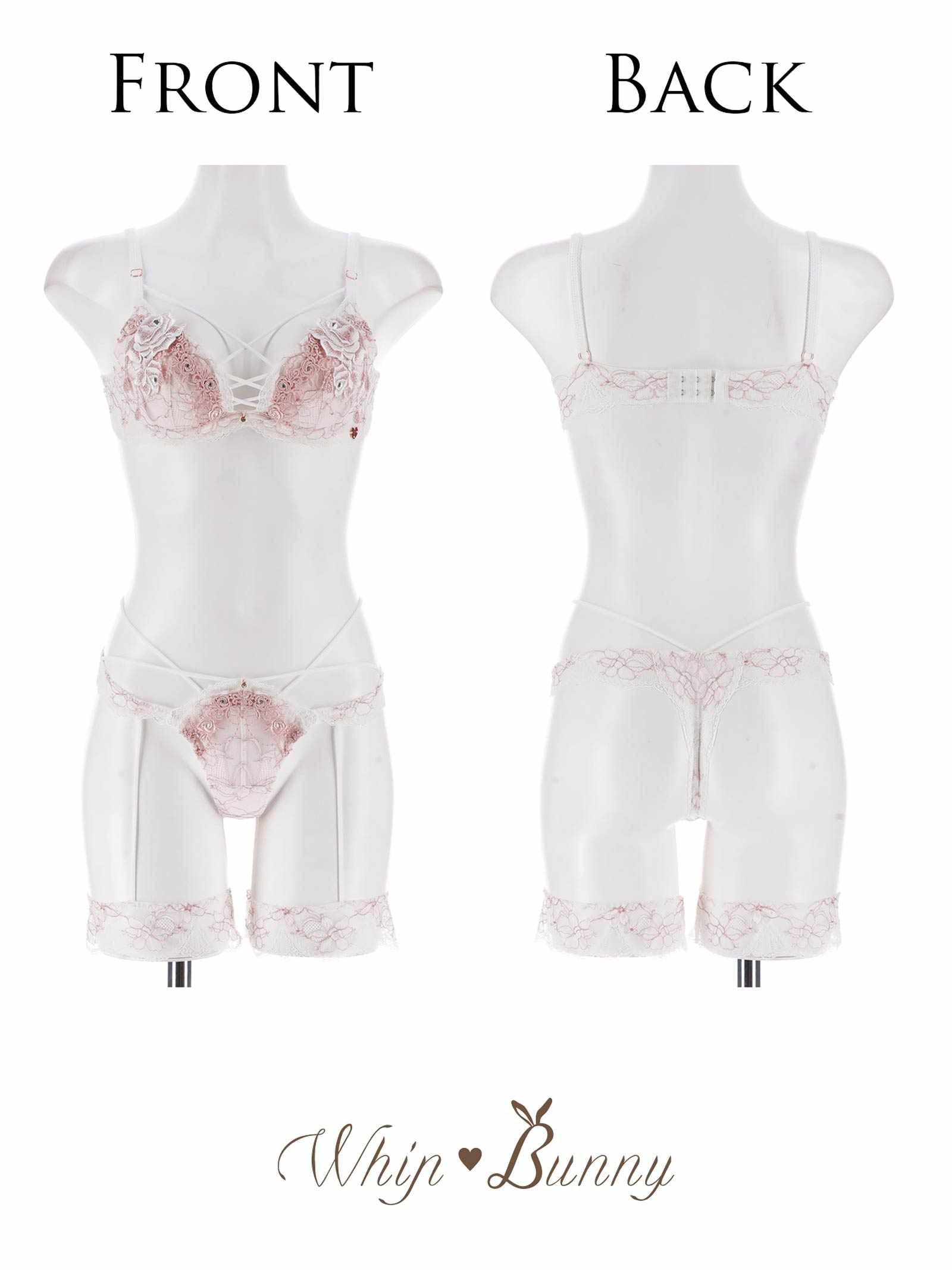 8/25新作!【明日花キララプロデュース/WhipBunny】Luxe Rose Gold Bra&T-back / リュクスローズゴールドブラ＆Tバック