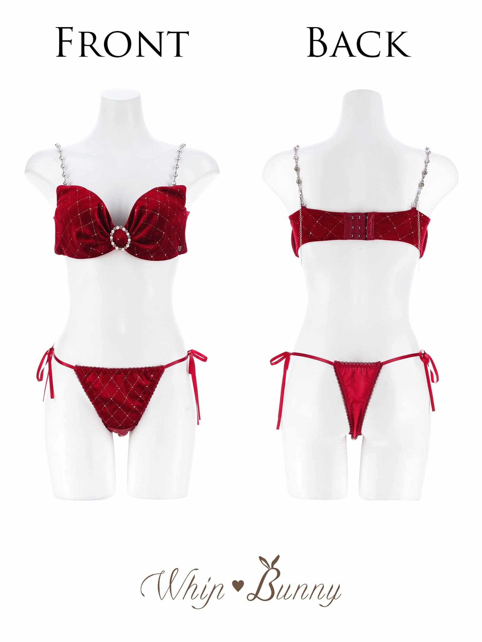 11/7新作!【明日花キララプロデュース/WhipBunny】Jewelry Velour Ribbon Santa Costume / ジュエリーベロアリボンサンタコスチューム