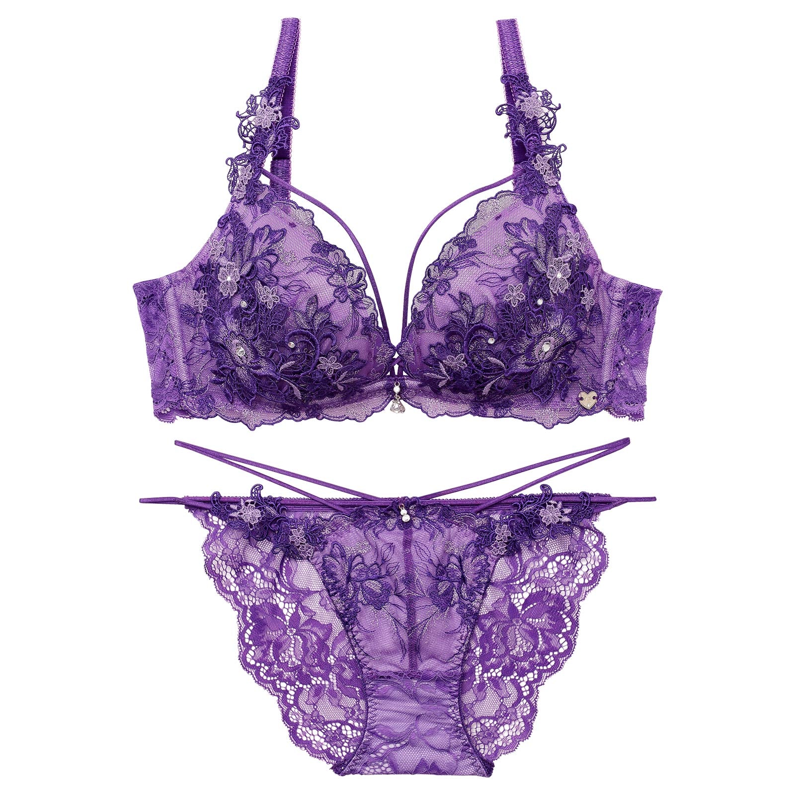 10/3再販!【明日花キララプロデュース/WhipBunny】Jewelry Bloom Lace Bra&Shorts / ジュエリーブルームレースブラ＆ショーツ