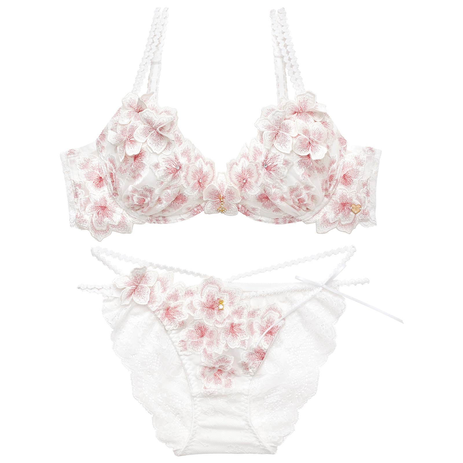 3/6新作!【明日花キララプロデュース/WhipBunny】Luminous Cherry Blossom Bra&Shorts / ルミナスチェリーブロッサムブラ＆ショーツ