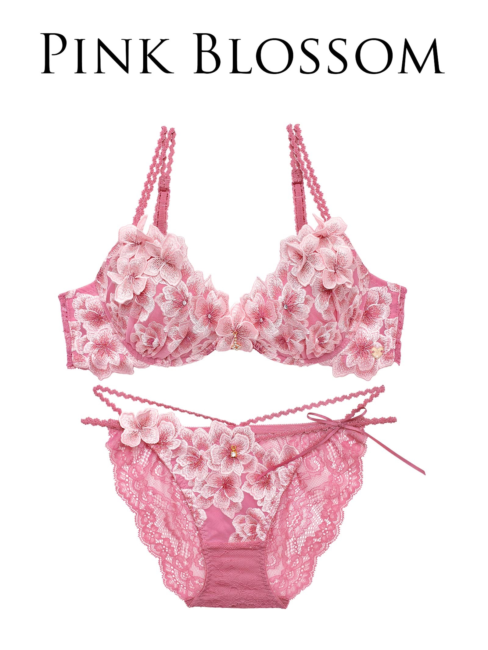 3/6新作!【明日花キララプロデュース/WhipBunny】Luminous Cherry Blossom Bra&Shorts / ルミナスチェリーブロッサムブラ＆ショーツ