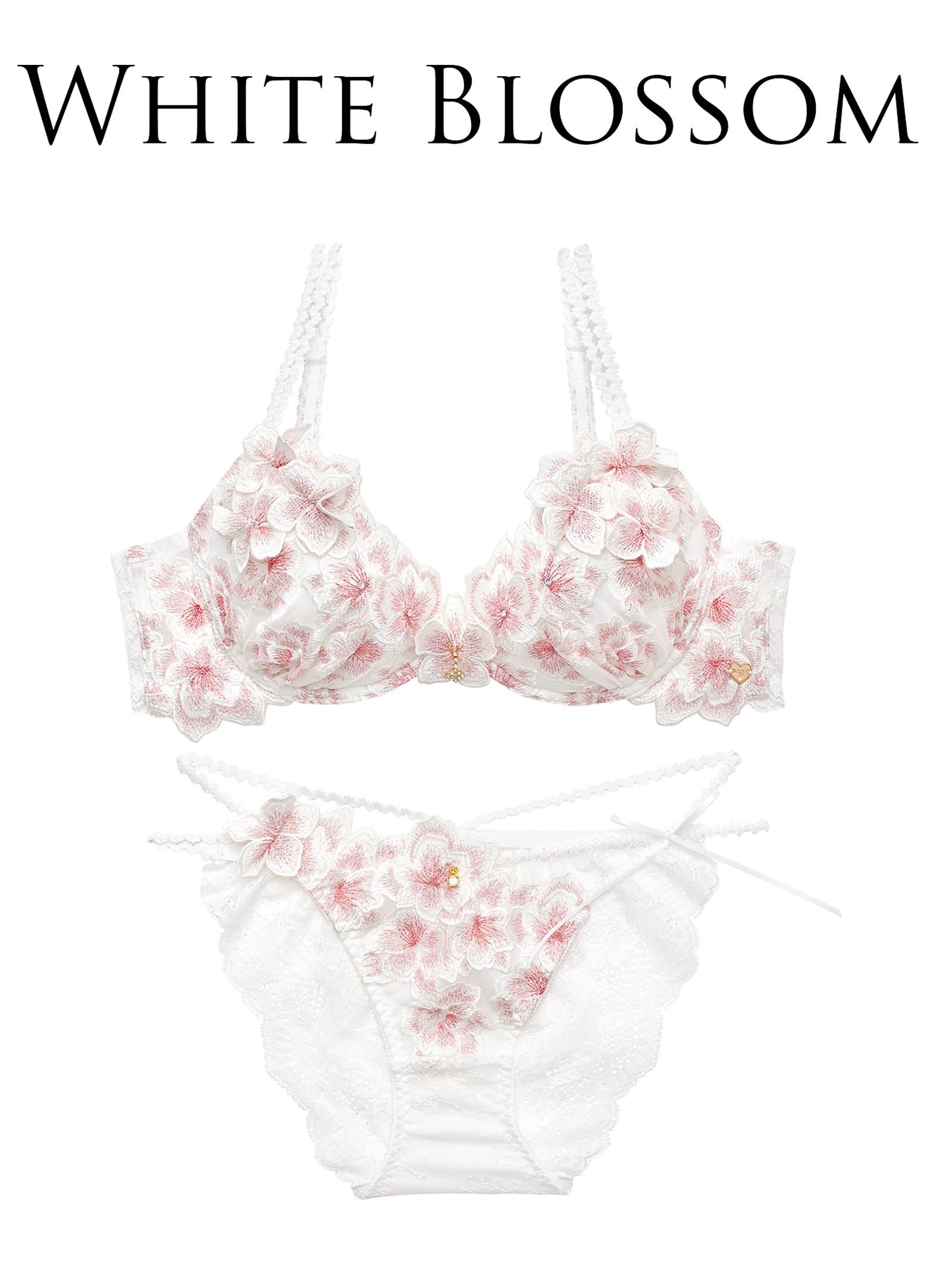 3/6新作!【明日花キララプロデュース/WhipBunny】Luminous Cherry Blossom Bra&Shorts / ルミナスチェリーブロッサムブラ＆ショーツ