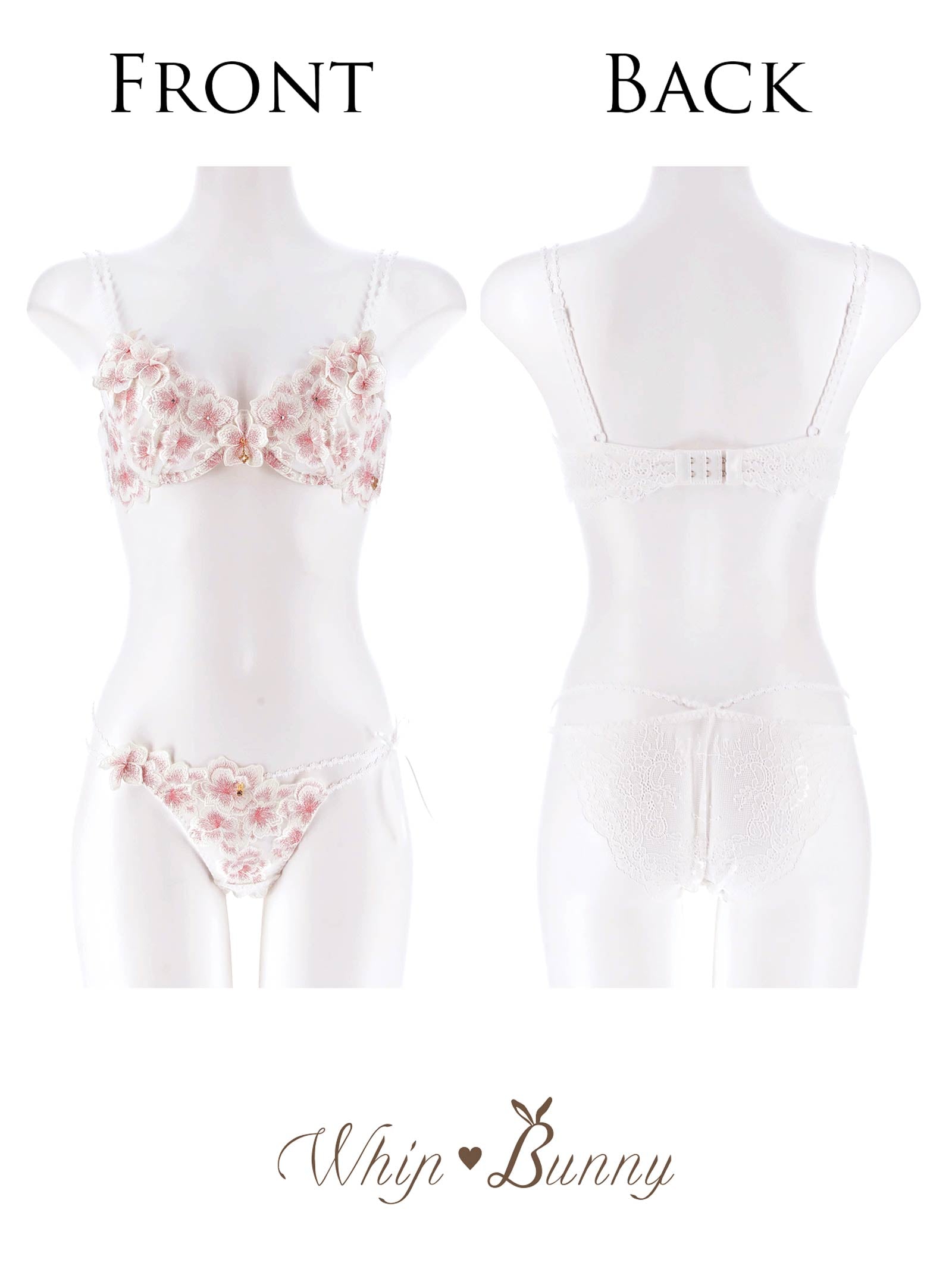 3/6新作!【明日花キララプロデュース/WhipBunny】Luminous Cherry Blossom Bra&Shorts / ルミナスチェリーブロッサムブラ＆ショーツ