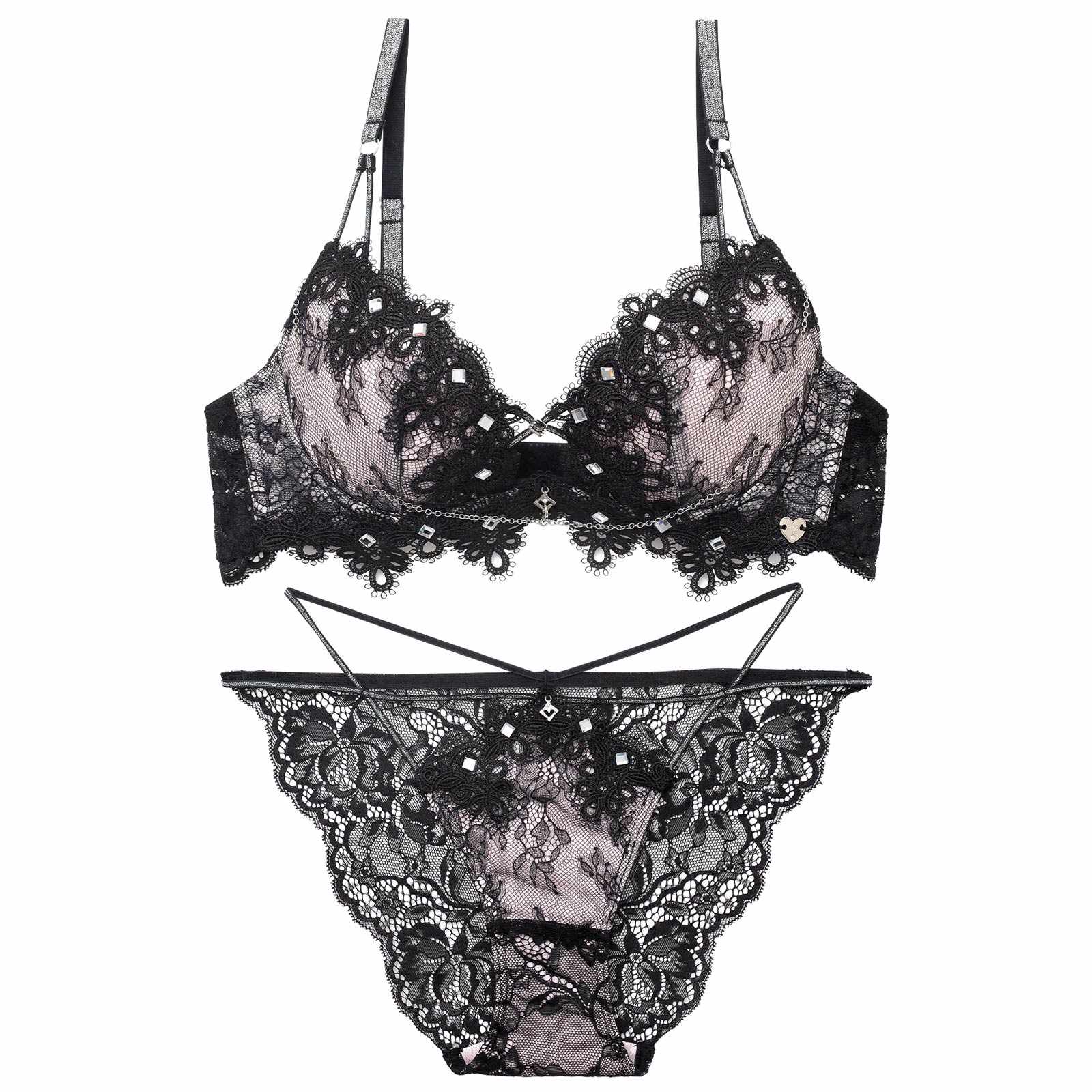 4/17新作!【明日花キララプロデュース/WhipBunny】Luxury Bijou Studs Bra&Shorts / ラグジュアリービジュースタッズブラ＆ショーツ