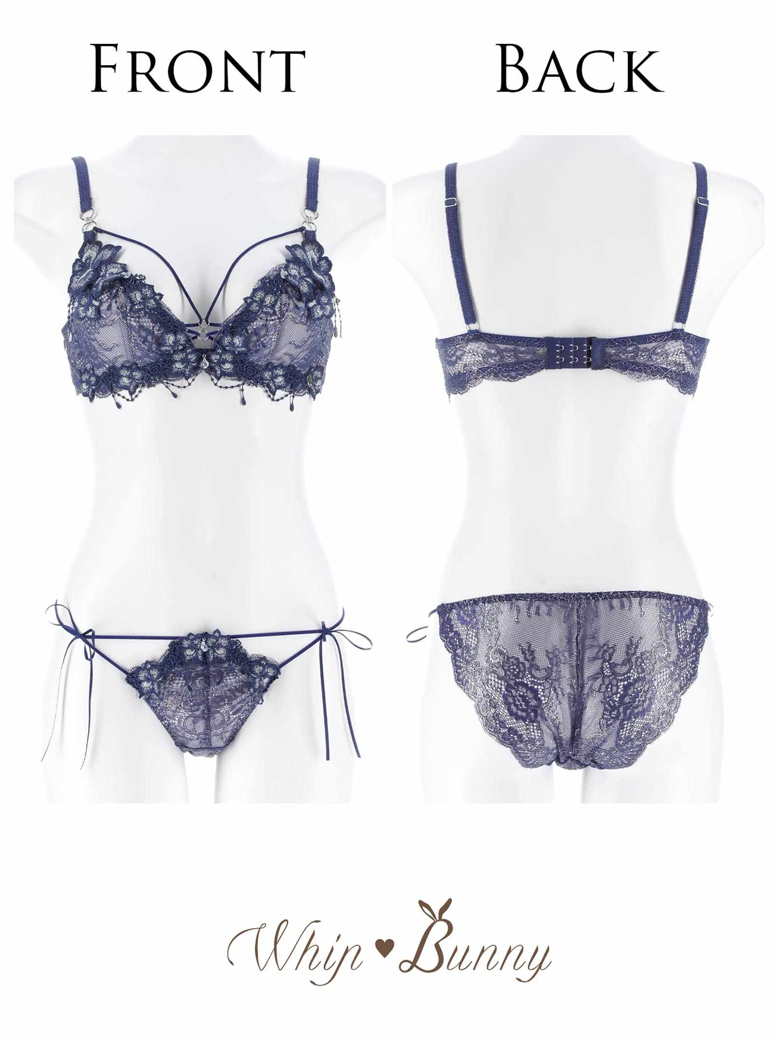5/29新作!【明日花キララプロデュース/WhipBunny】Noble Jewel Rose Bra&Shorts / ノーブルジュエルローズブラ＆ショーツ