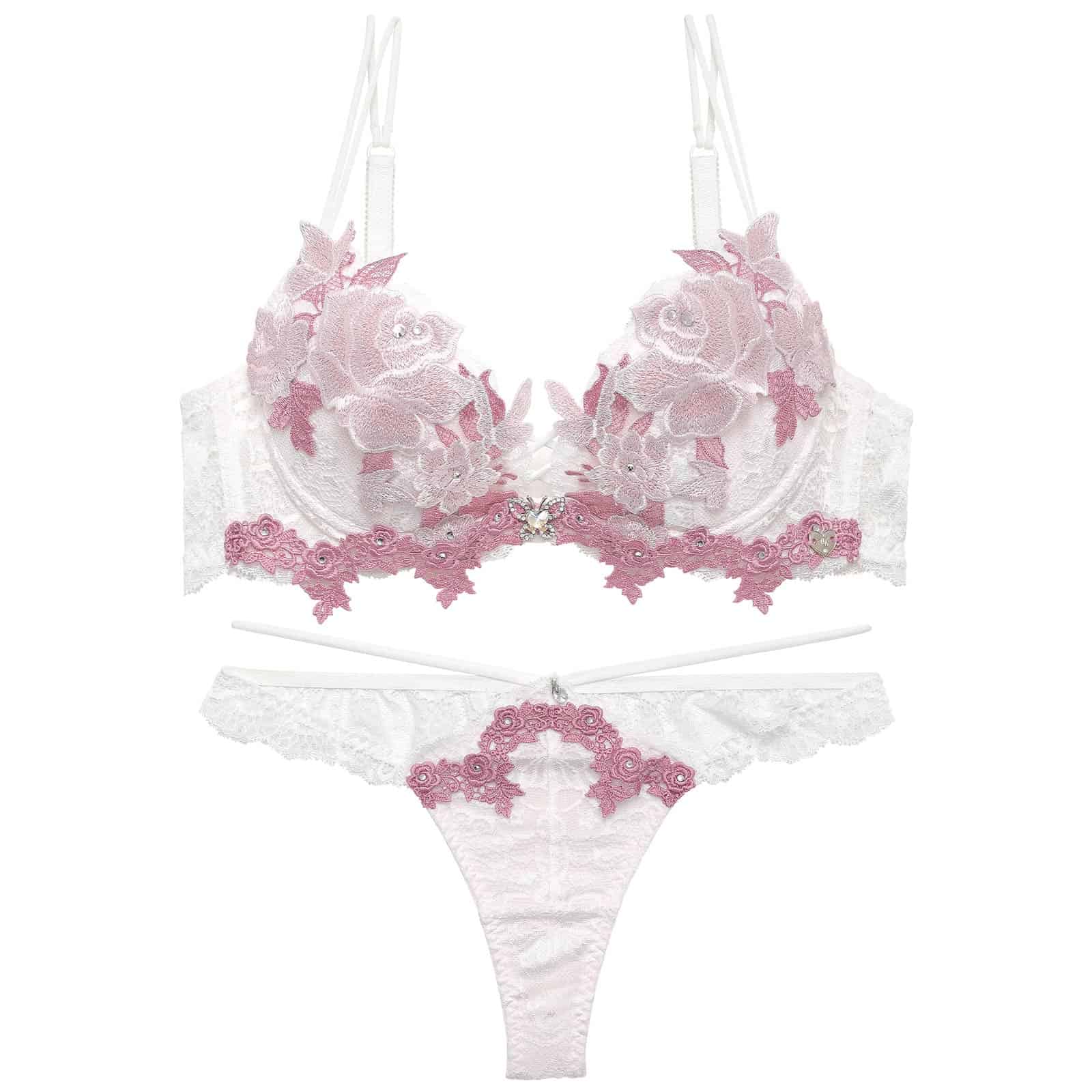 8/7新作!【明日花キララプロデュース/WhipBunny】Butterfly Rose Bloom Bra&T-back / バタフライローズブルームブラ＆Tバック
