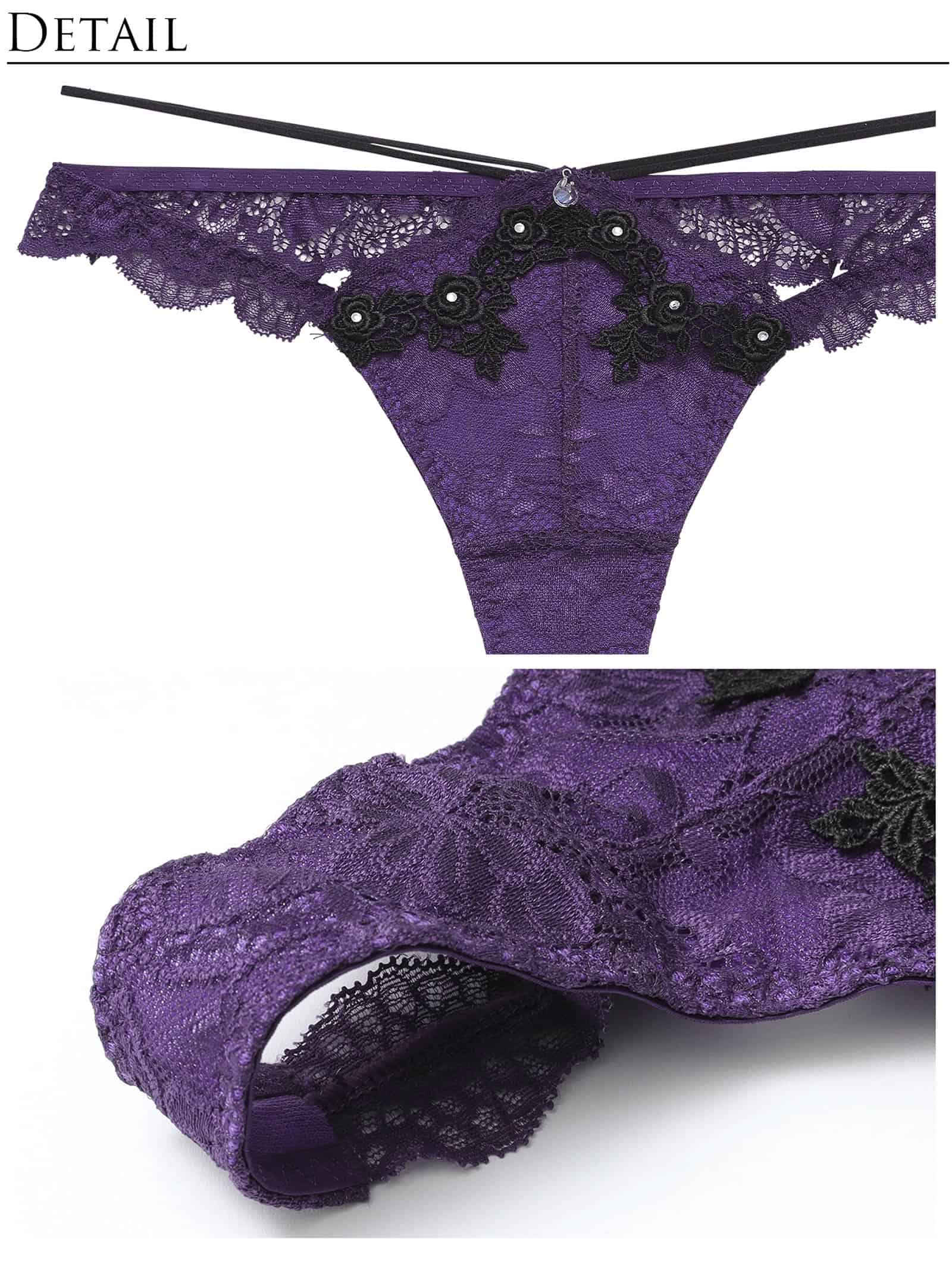 8/7新作!【明日花キララプロデュース/WhipBunny】Butterfly Rose Bloom Bra&T-back / バタフライローズブルームブラ＆Tバック