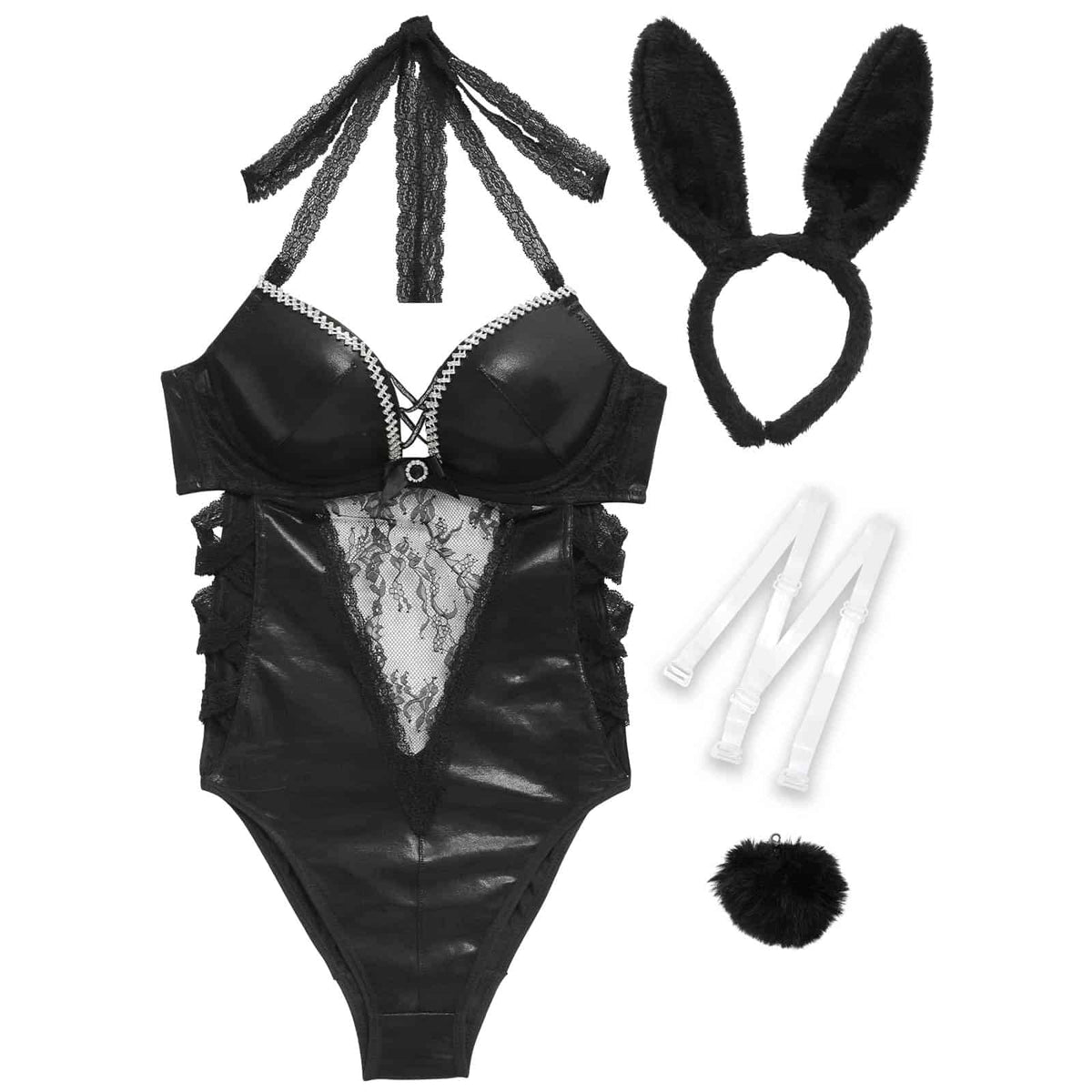 9/9新作!【明日花キララプロデュース/WhipBunny】Sexy Black Bunny Lingerie / セクシーブラックバニーランジェリー