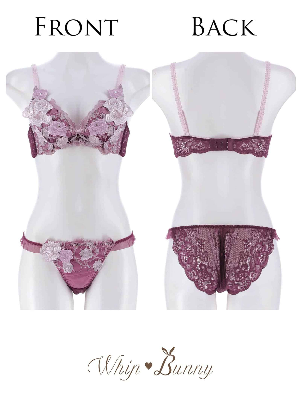 10/23新作!【明日花キララプロデュース/WhipBunny】Rich Rose Blossom Bra&Shorts / リッチローズブロッサムブラ＆ショーツ