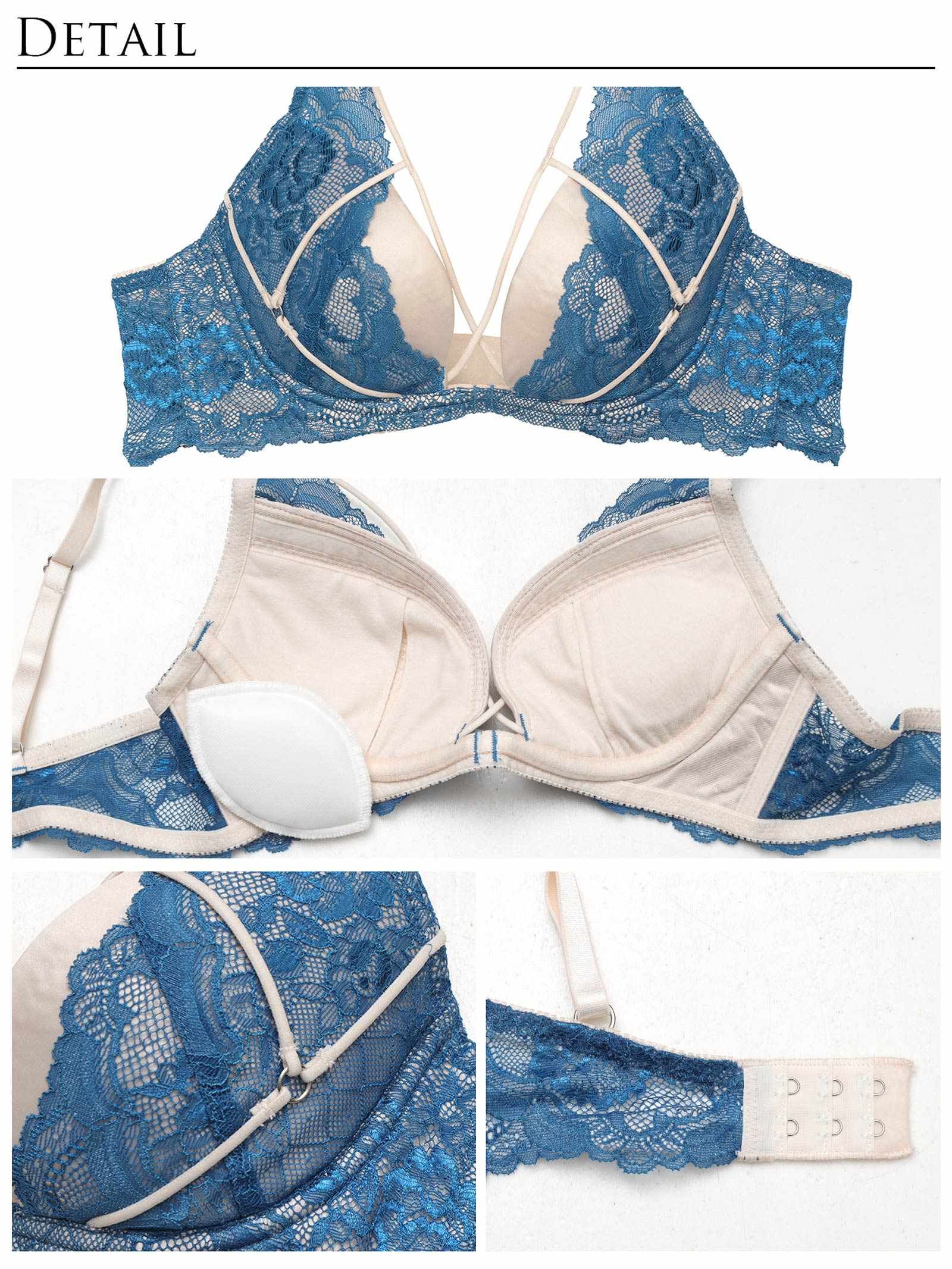 8/5新作!【ぴょな(PyunA.)プロデュース/Enfel】レイヤードデビル ブラジャー&Tバック