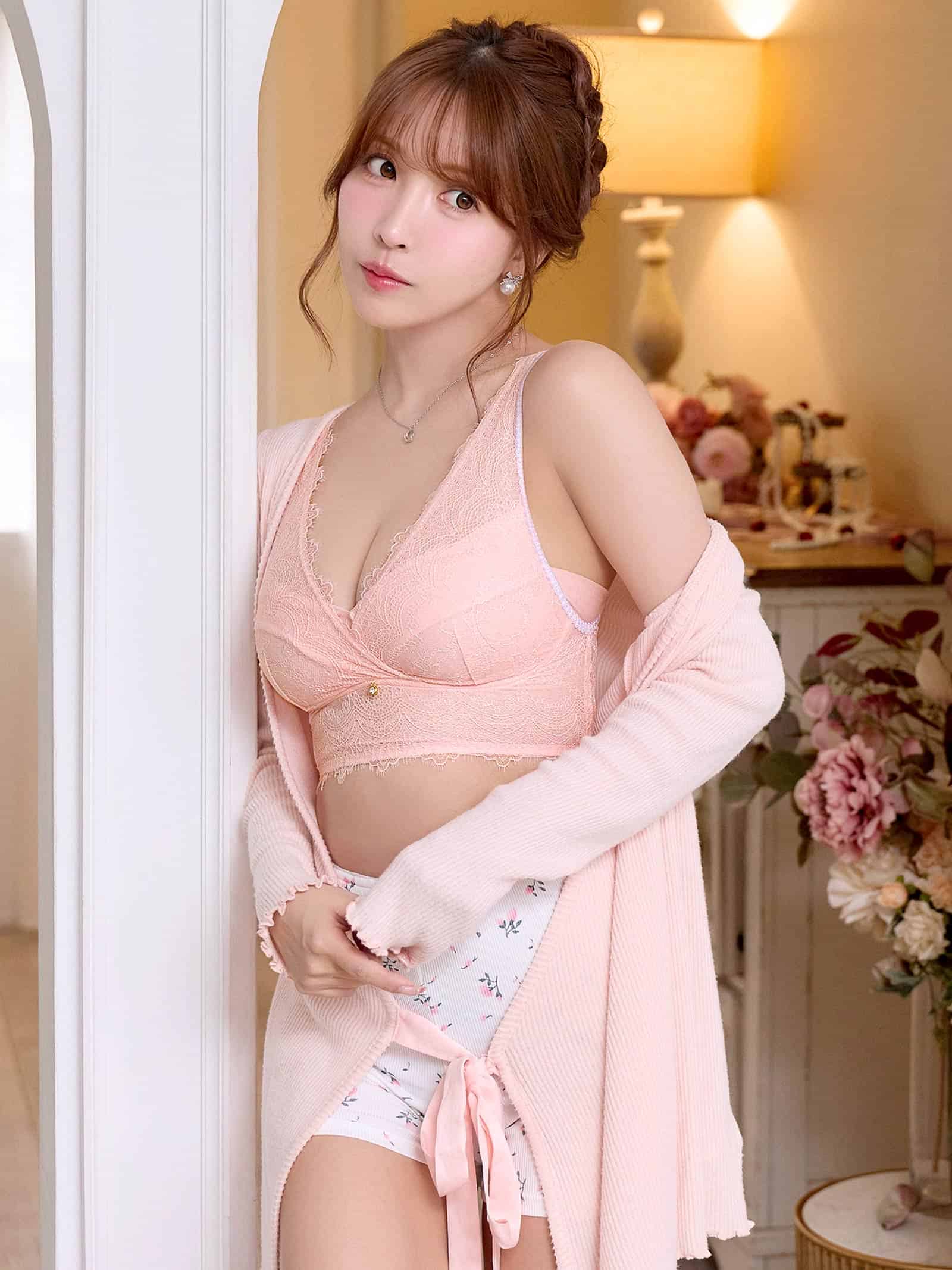 【予約:11/4より順次発送】10/23新作!【三上悠亜プロデュース/Mieloa】ティアラフィットナイトブラ