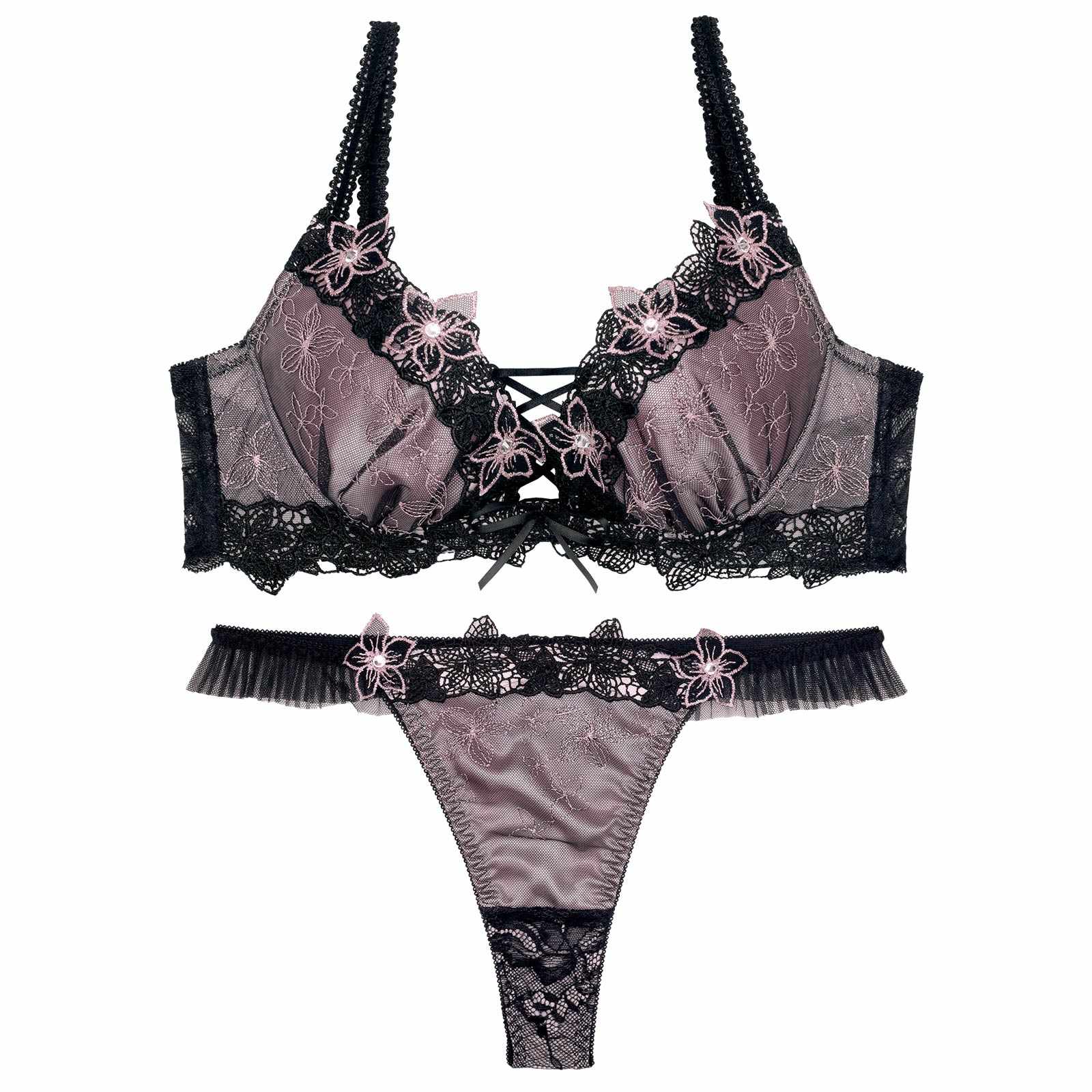 【伊藤桃々プロデュース/Rosem】ピーチブロッサムブラセット/ピーチブラック