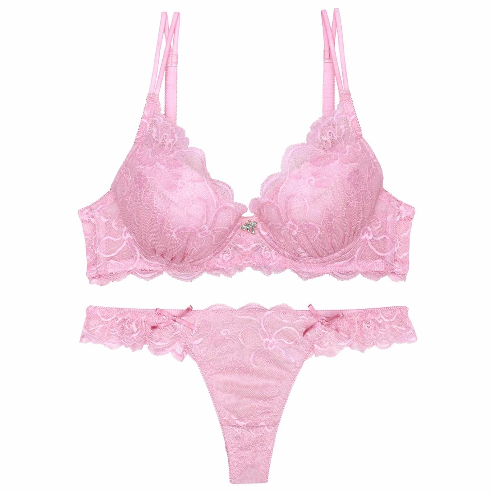 【伊藤桃々プロデュース/Rosem】フルールレースブラセット/ピンクリボン