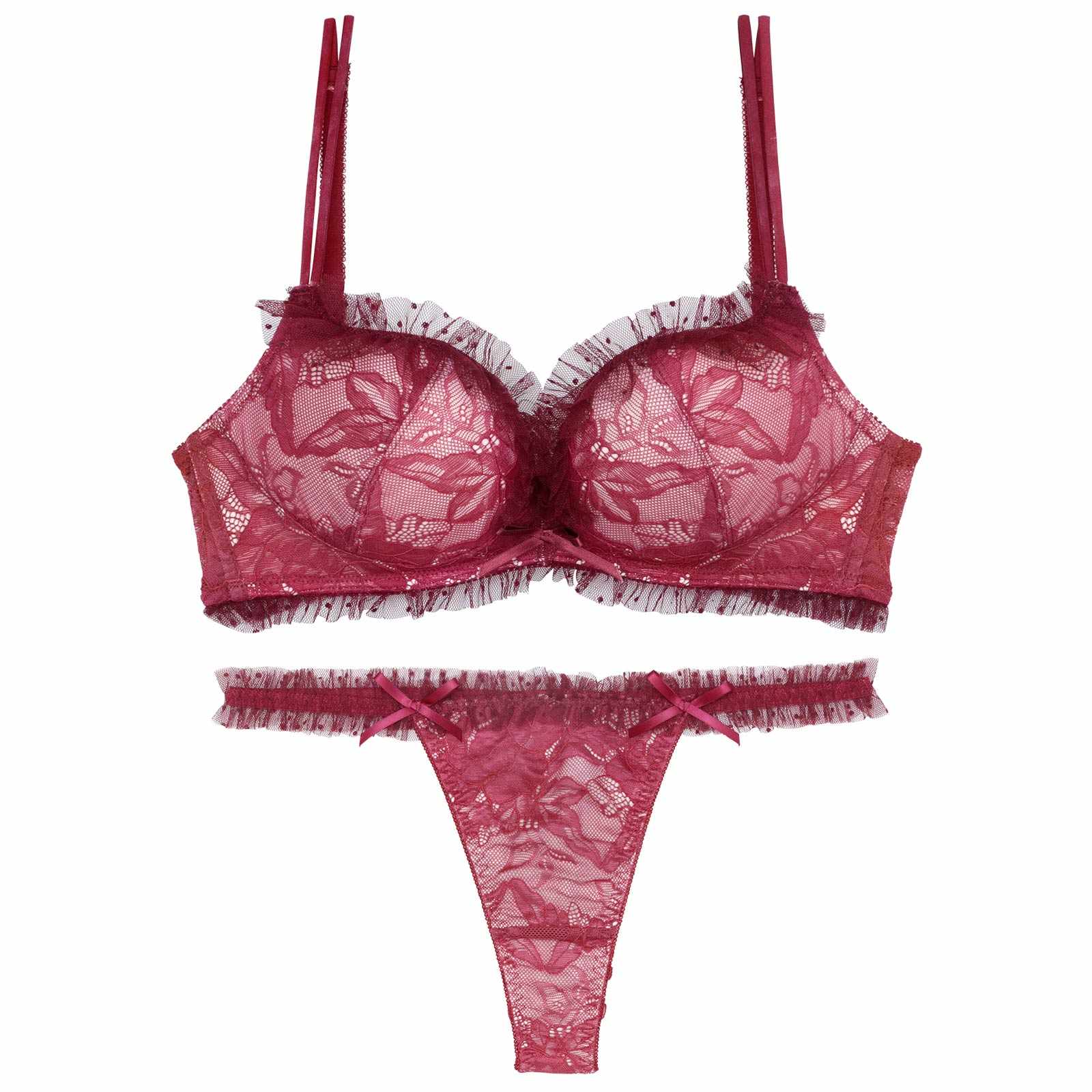 【伊藤桃々プロデュース/Rosem】ドットレーシーノンワイヤーブラセット/ドットワイン