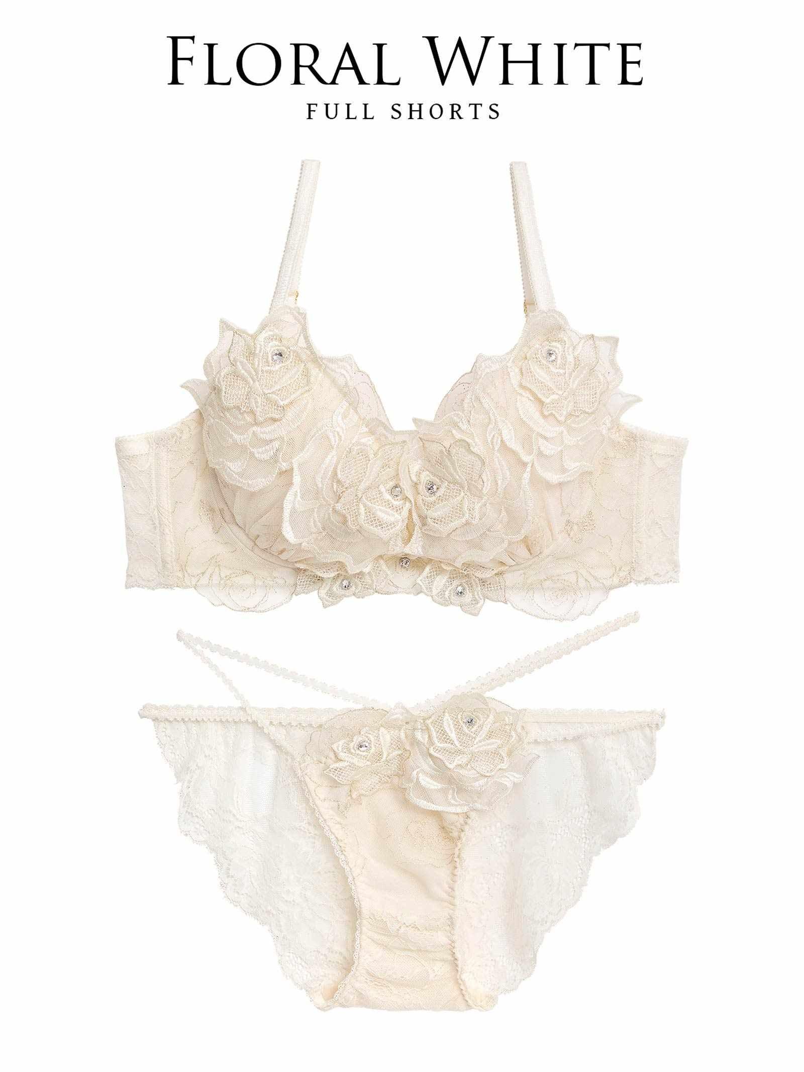 【伊藤桃々プロデュース/Rosem】ロマンティックローズブラセット/フローラルホワイト