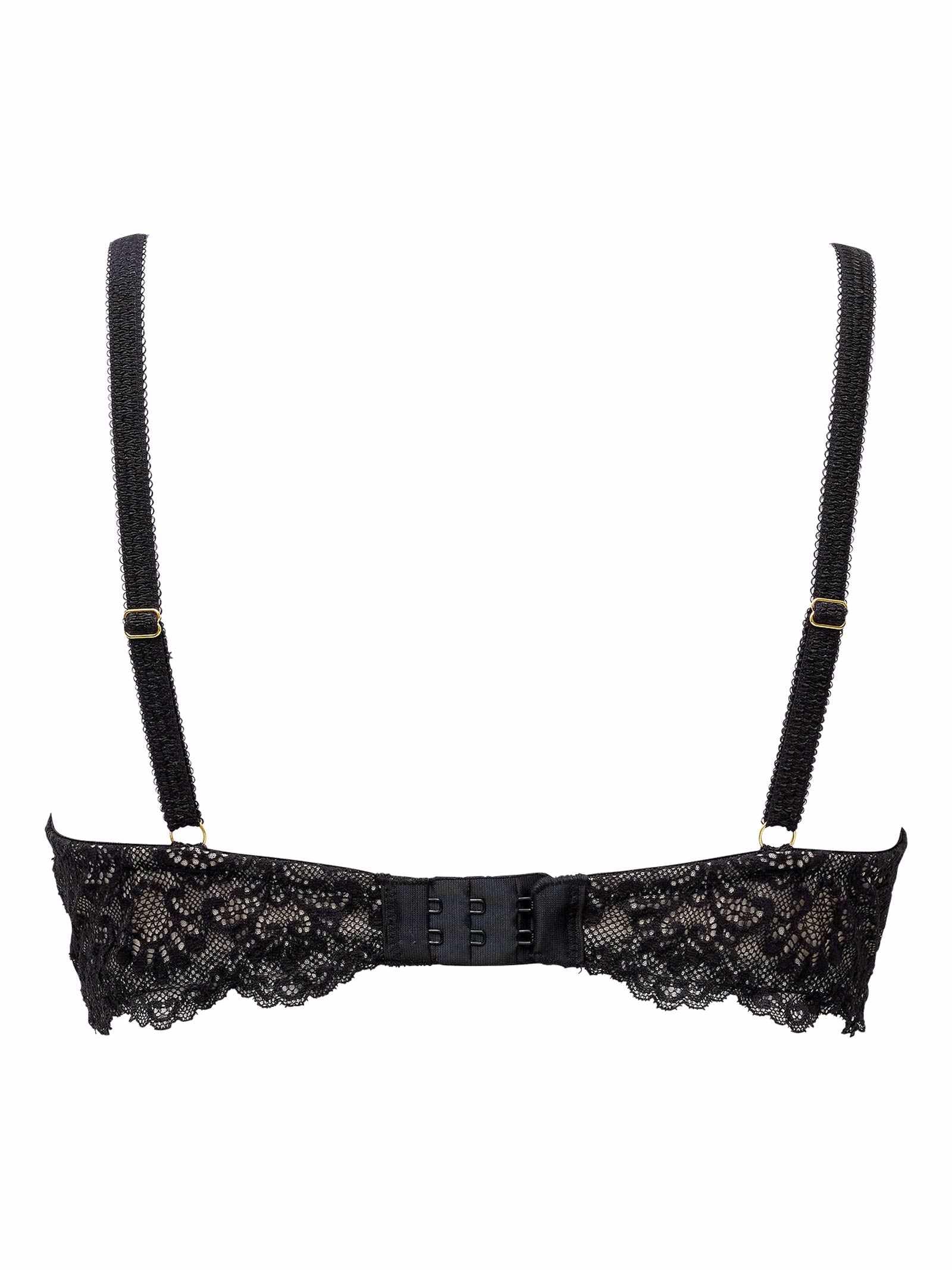 【Mivera＆/みゆうプロデュース】Oriental Blossom Bra　オリエンタルブロッサムブラ/BLACK