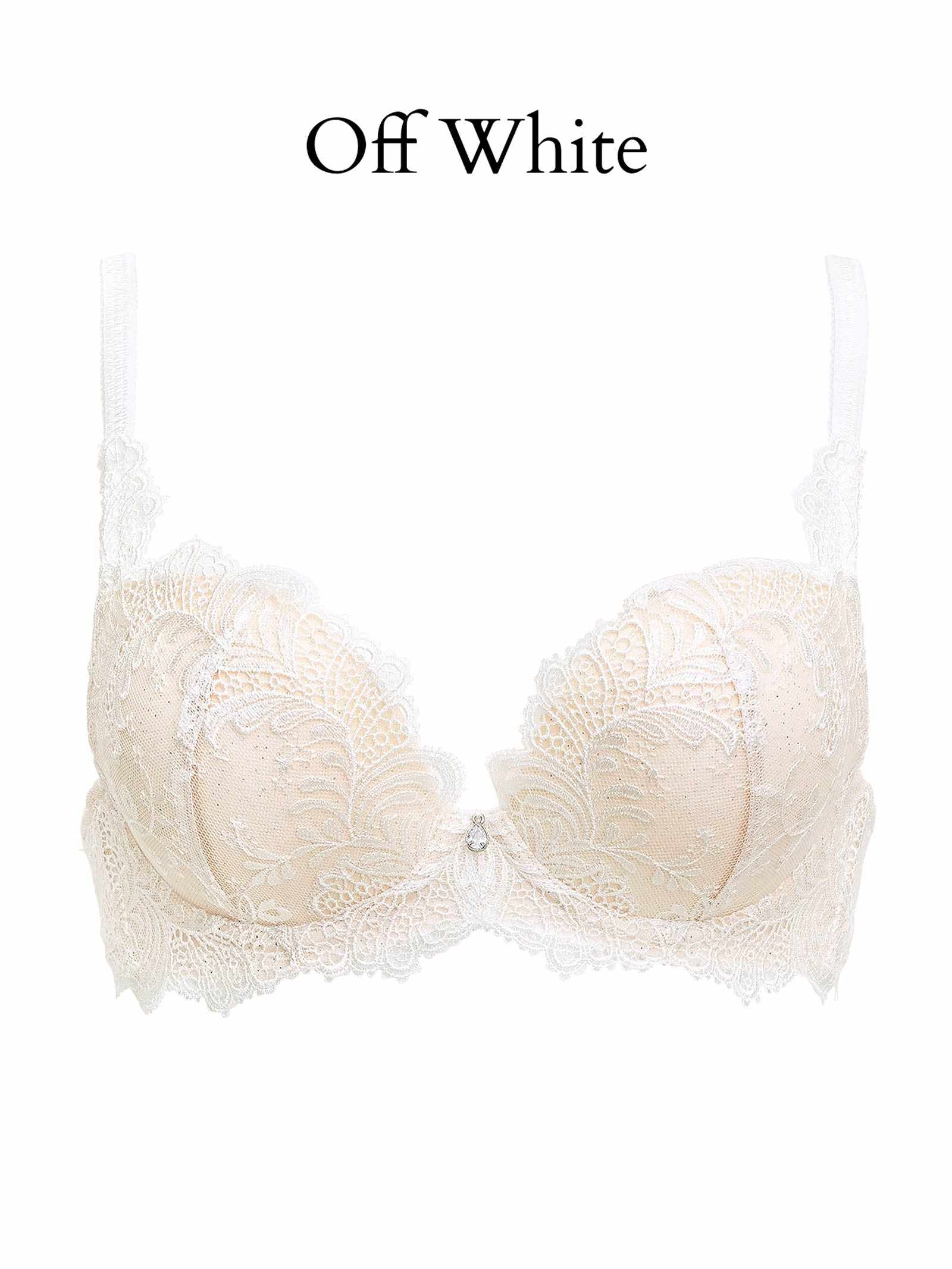 【Mivera＆/みゆうプロデュース】Moonlight Serenade Bra　ムーンライトセレナーデブラ/OFFWHITE