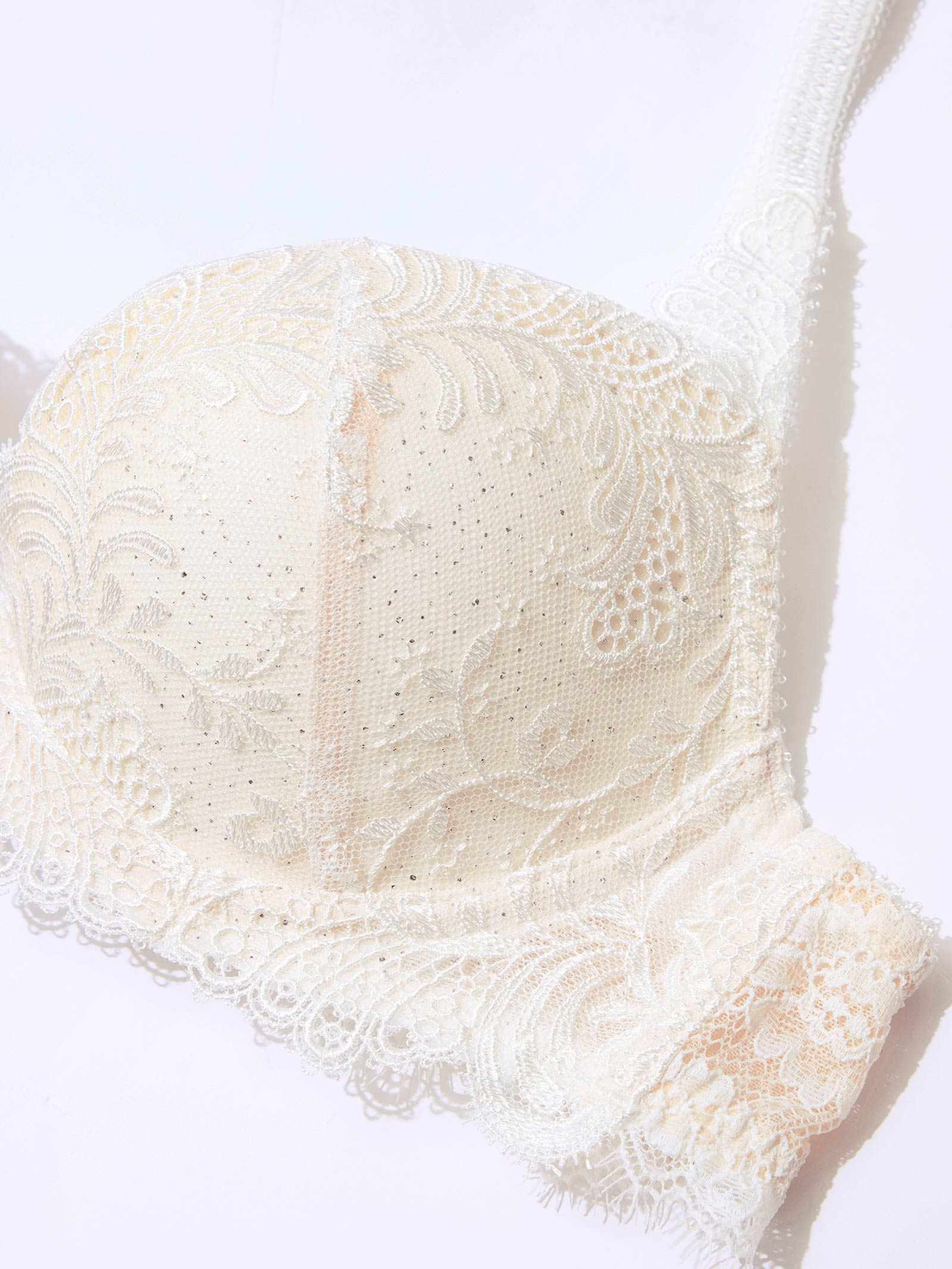 【Mivera＆/みゆうプロデュース】Moonlight Serenade Bra　ムーンライトセレナーデブラ/OFFWHITE