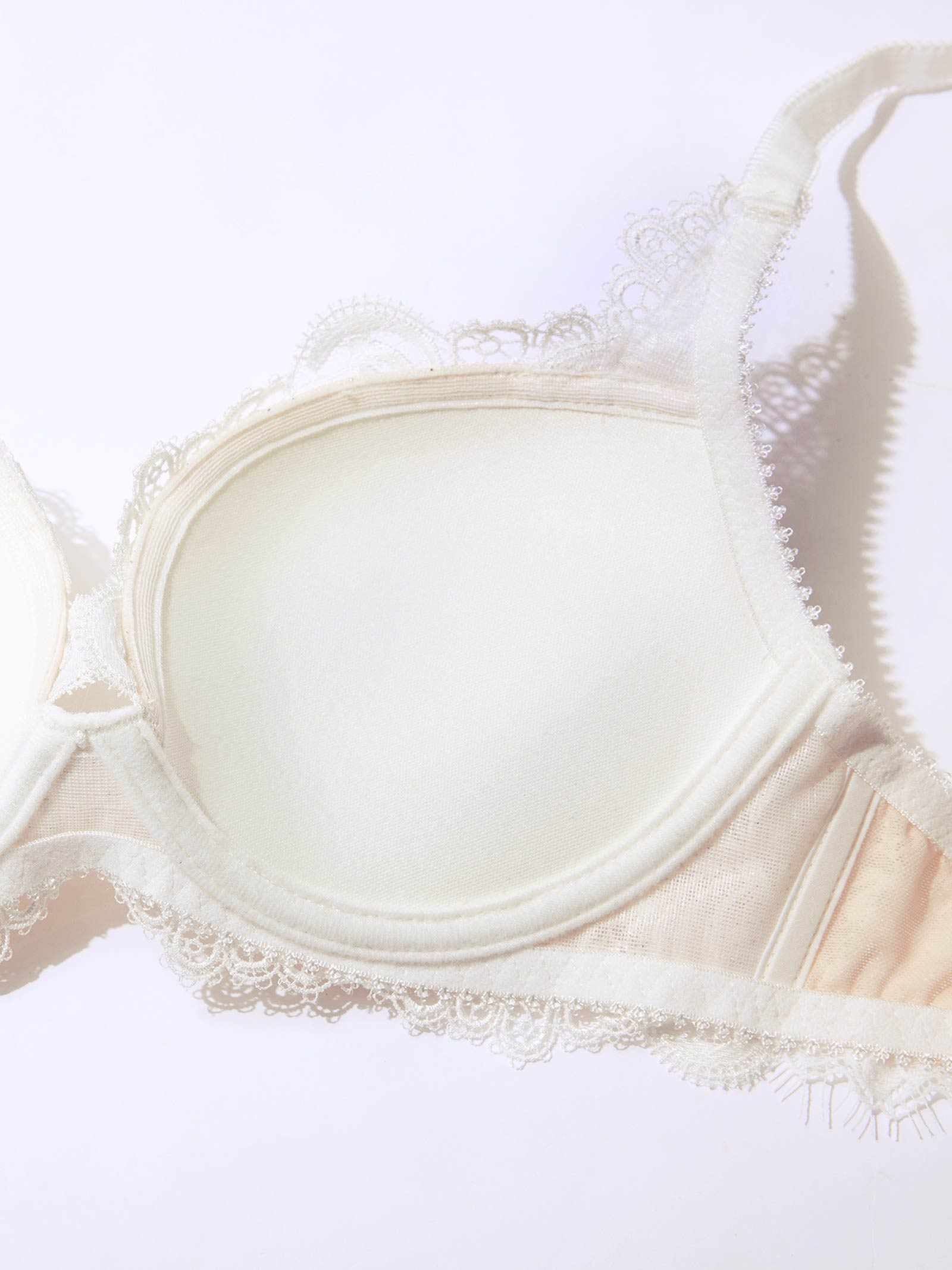 【Mivera＆/みゆうプロデュース】Moonlight Serenade Bra　ムーンライトセレナーデブラ/OFFWHITE