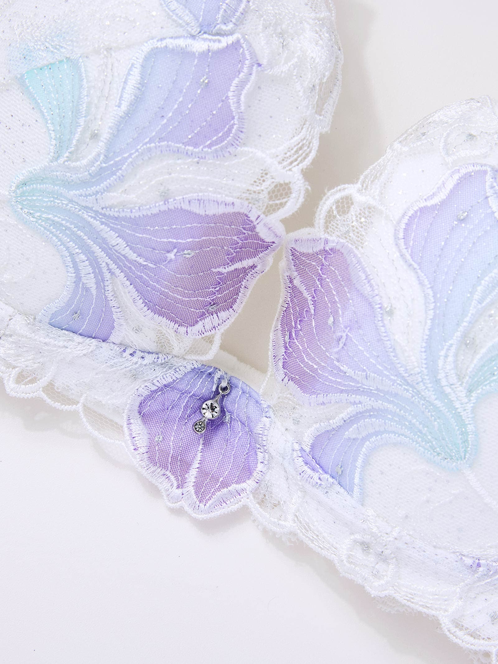 【Mivera＆/みゆうプロデュース】Sunset Iris Bra　サンセットアイリスブラ/WHITE