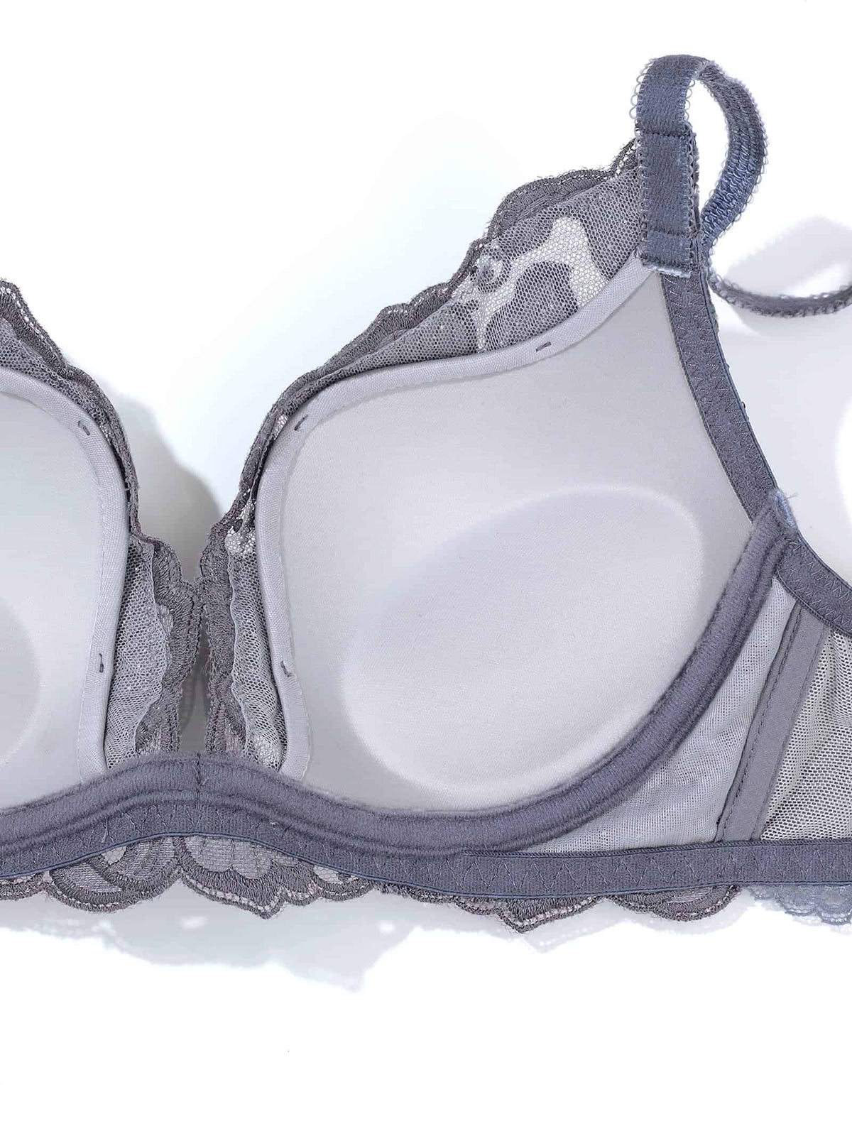 【Mivera＆/みゆうプロデュース】Oriental Blossom Bra　オリエンタルブロッサムブラ/BLUEGRAY