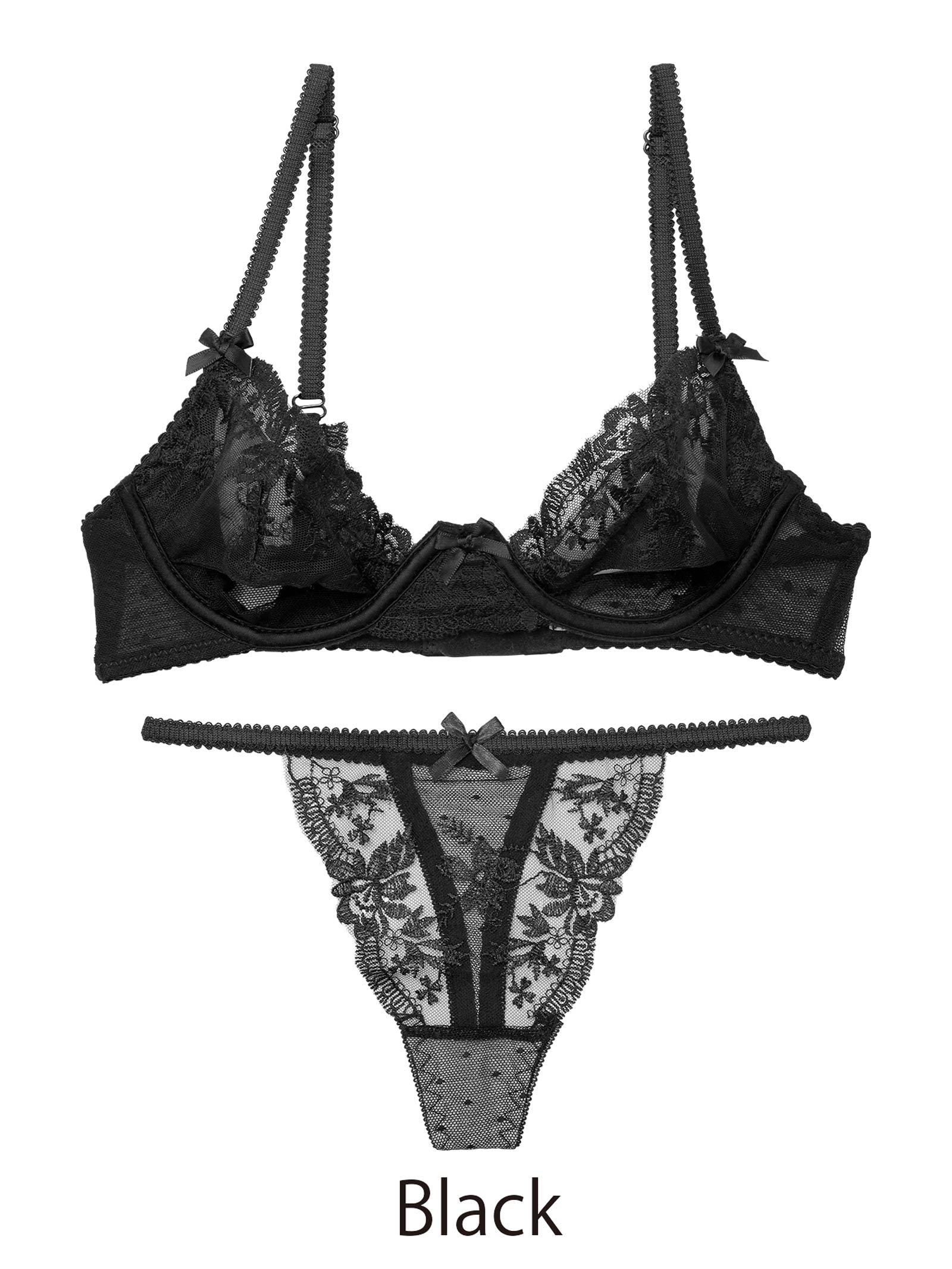 6/18新作![CARRIEFRANCA]ディープフローラブラセット